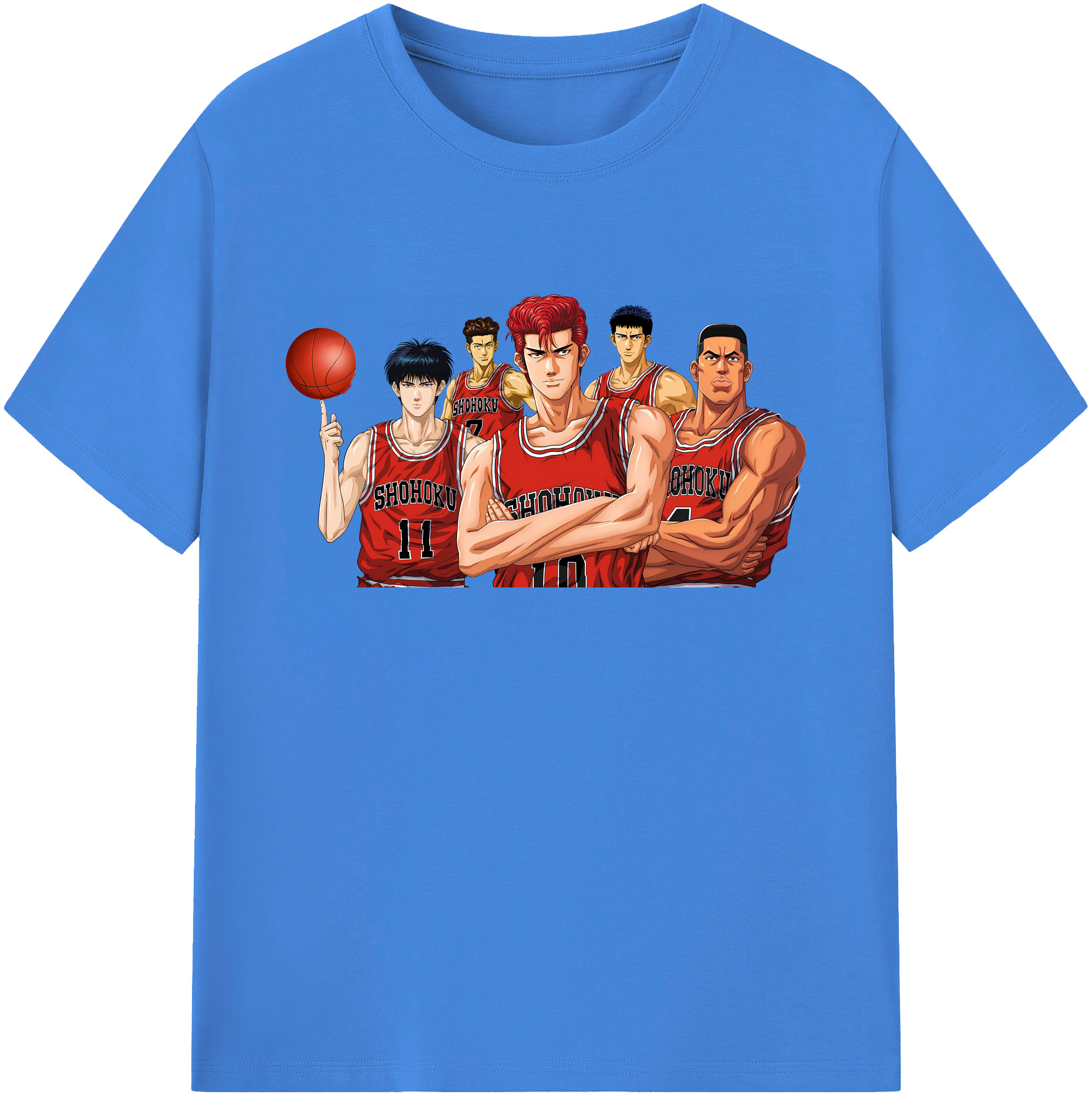 （画像用） SLAM DUNK／スラムダンク 綿100％ メンズ半袖Tシャツ｜肌触りやわらか＆通気性