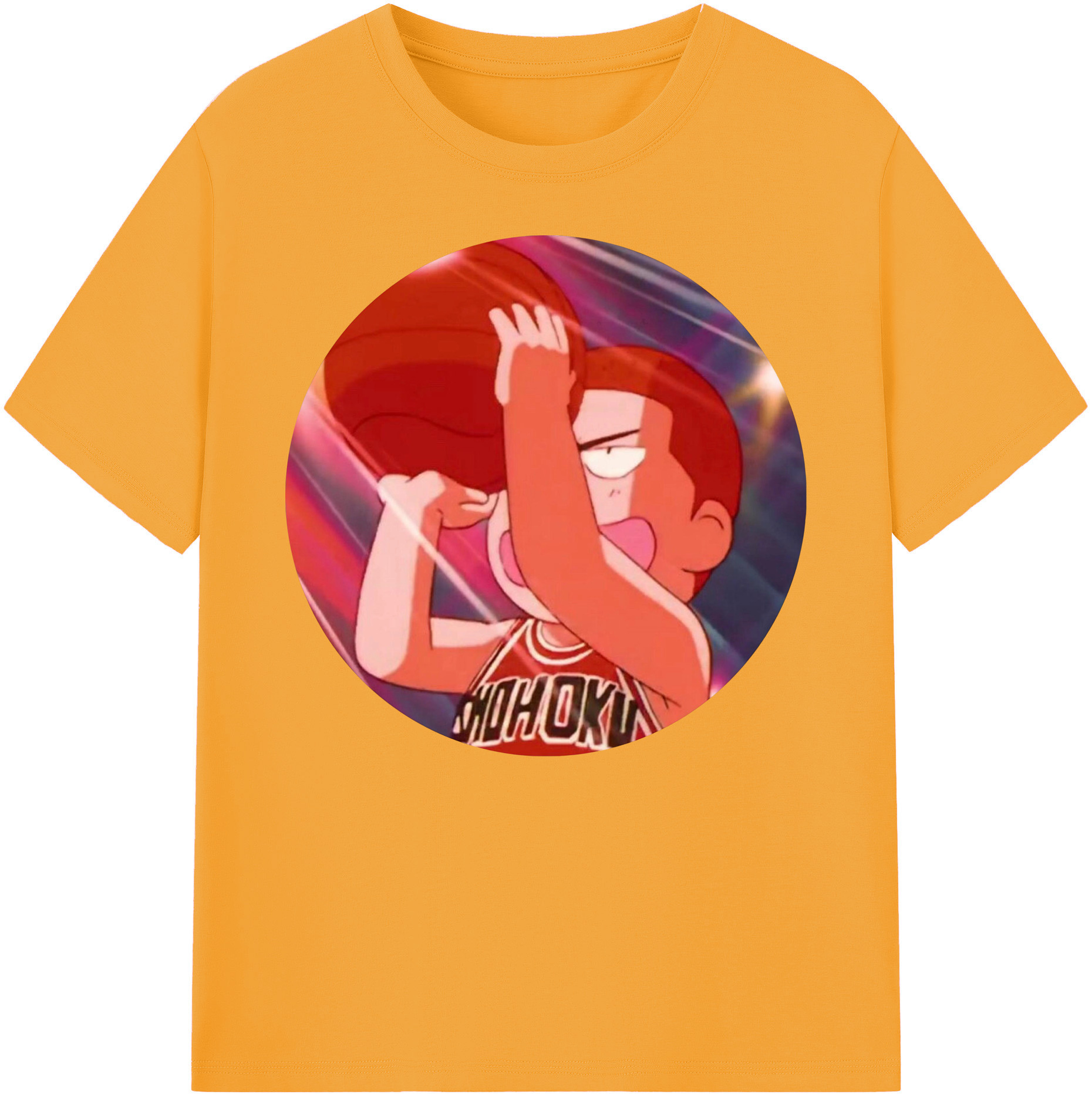 （画像用） SLAM DUNK／スラムダンク 綿100％ メンズ半袖Tシャツ｜肌触りやわらか＆通気性