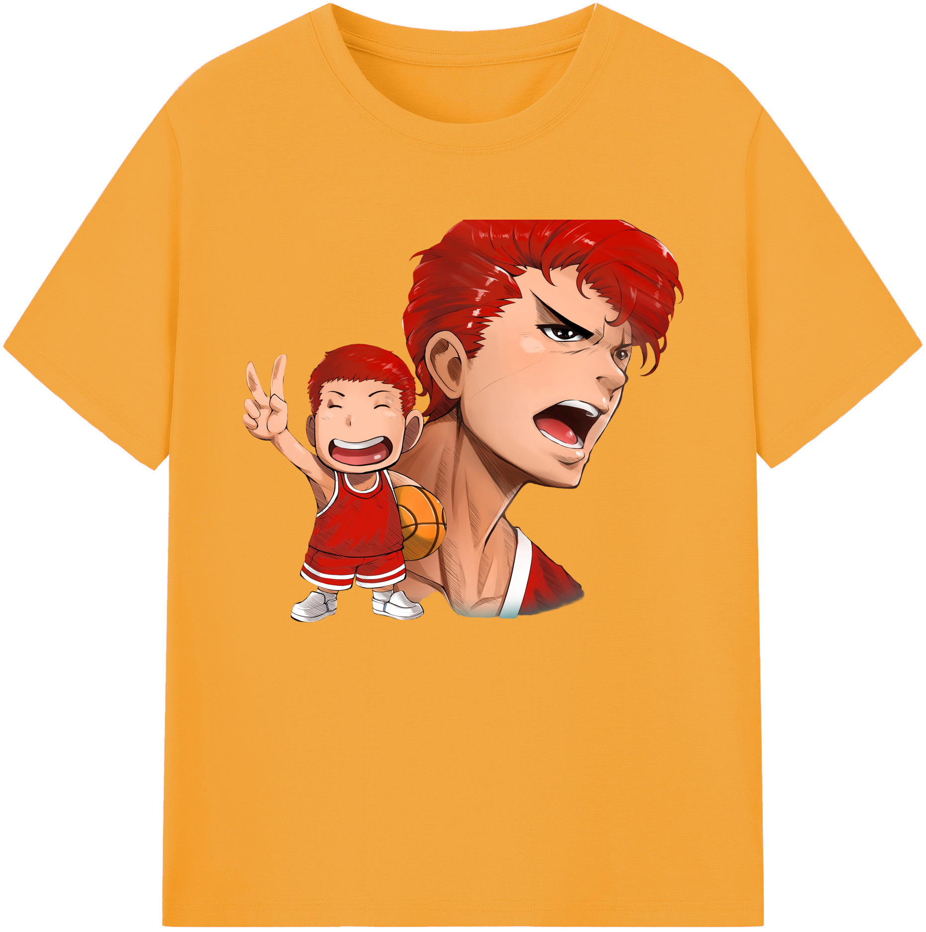 （画像用） SLAM DUNK／スラムダンク 綿100％ メンズ半袖Tシャツ｜肌触りやわらか＆通気性