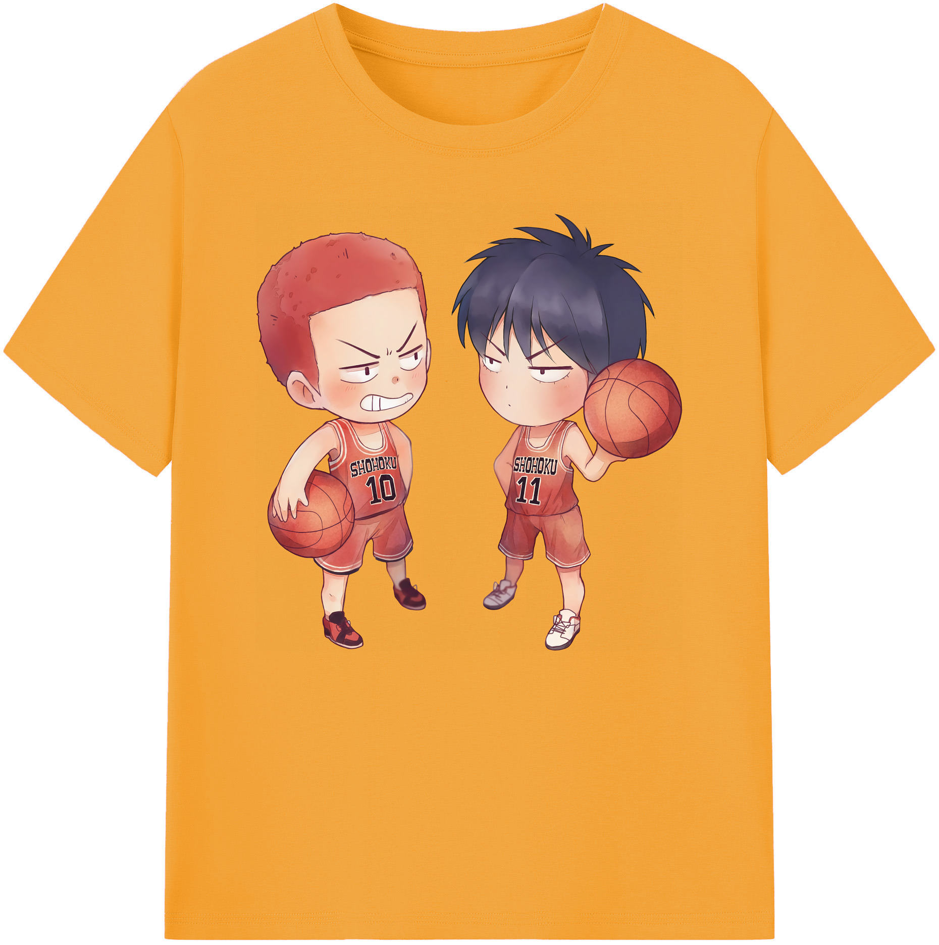 （画像用） SLAM DUNK／スラムダンク 綿100％ メンズ半袖Tシャツ｜肌触りやわらか＆通気性