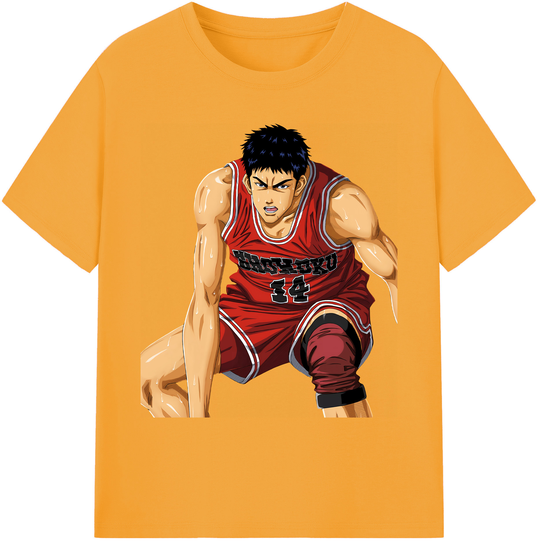 （画像用） SLAM DUNK／スラムダンク 綿100％ メンズ半袖Tシャツ｜肌触りやわらか＆通気性