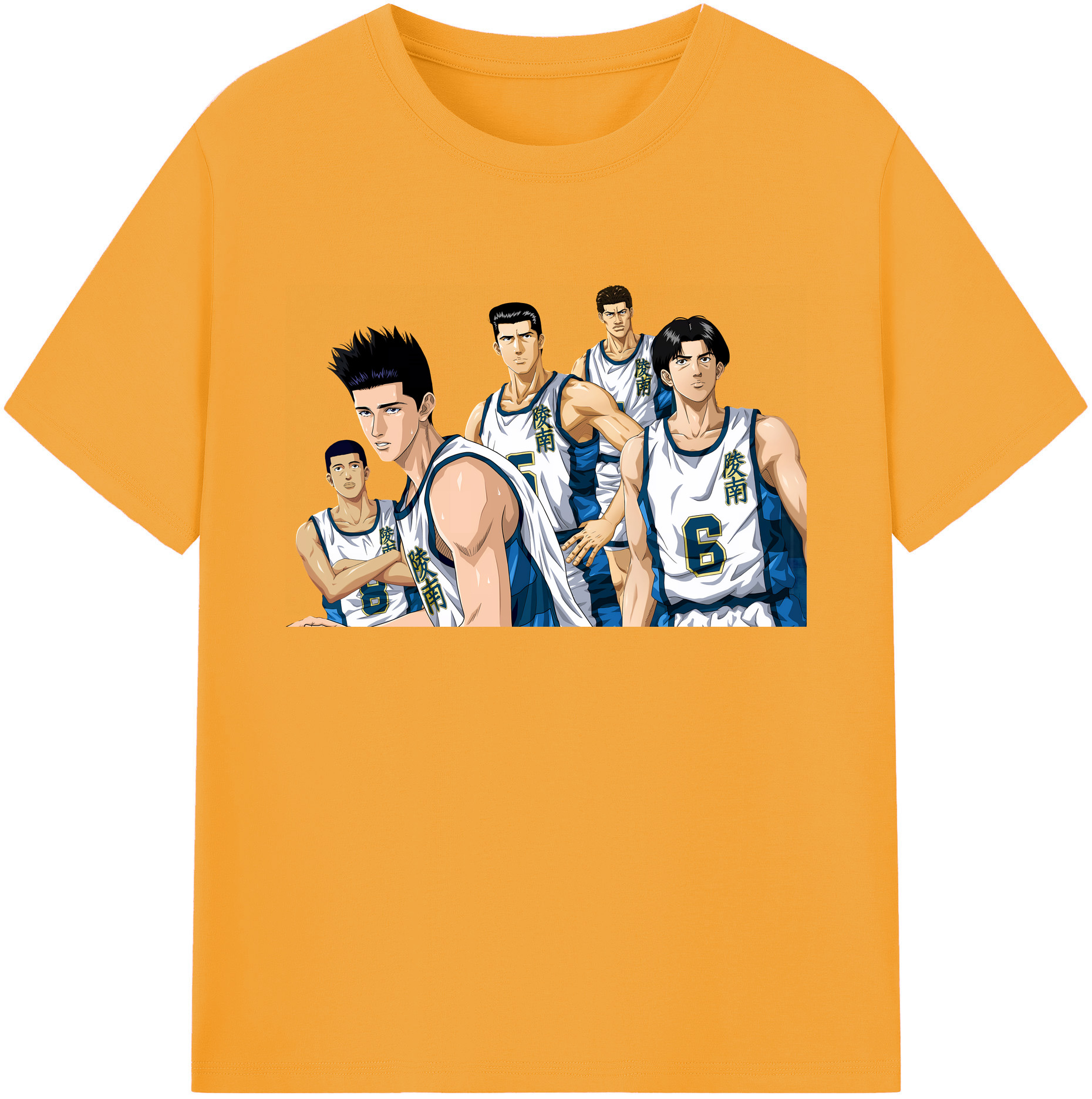 （画像用） SLAM DUNK／スラムダンク 綿100％ メンズ半袖Tシャツ｜肌触りやわらか＆通気性