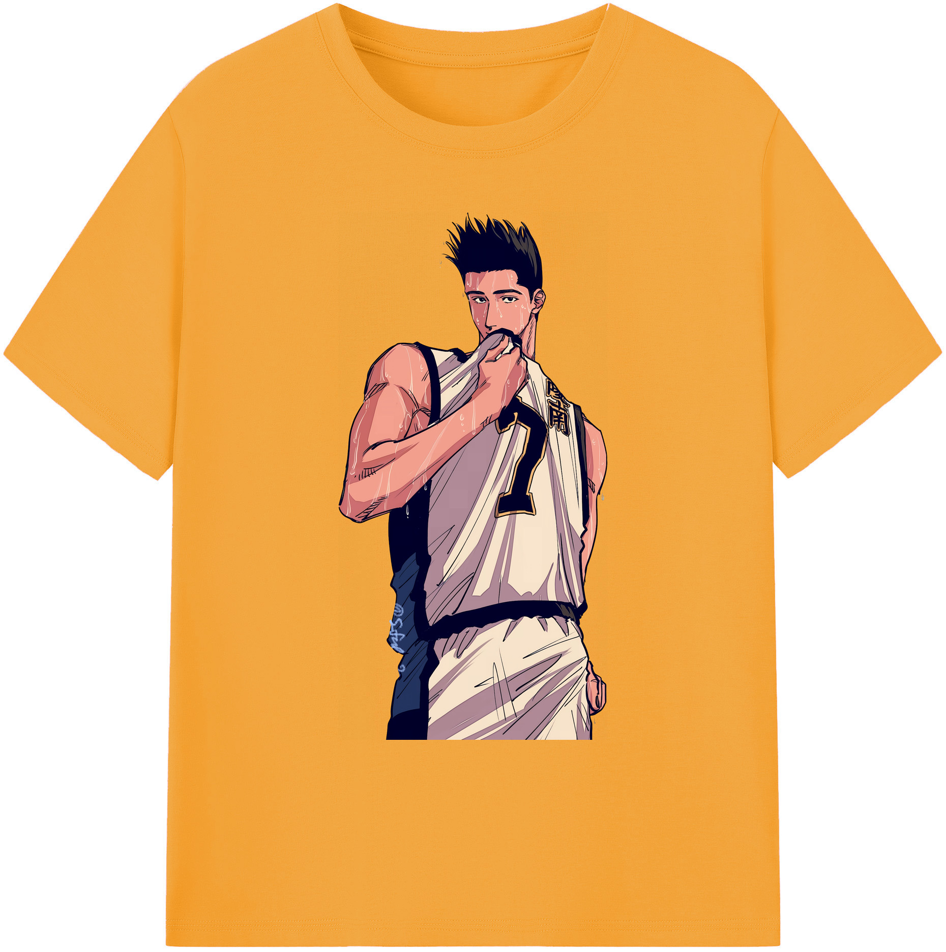（画像用） SLAM DUNK／スラムダンク 綿100％ メンズ半袖Tシャツ｜肌触りやわらか＆通気性