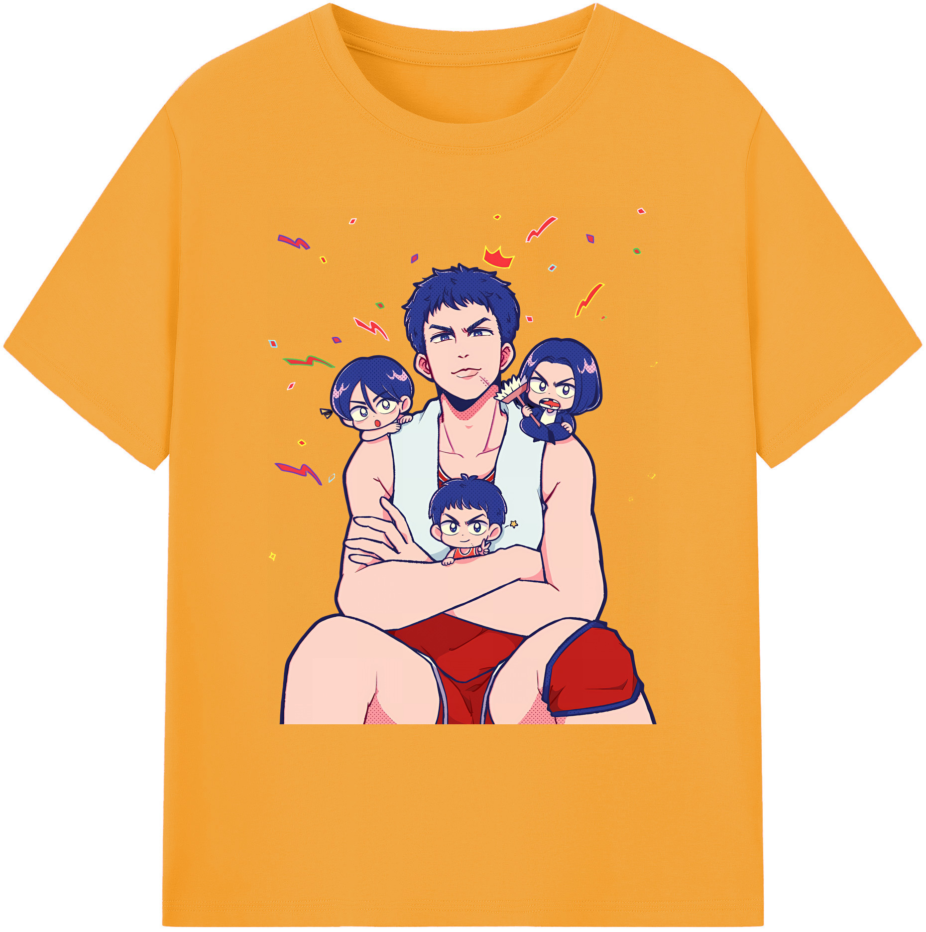 （画像用） SLAM DUNK／スラムダンク 綿100％ メンズ半袖Tシャツ｜肌触りやわらか＆通気性