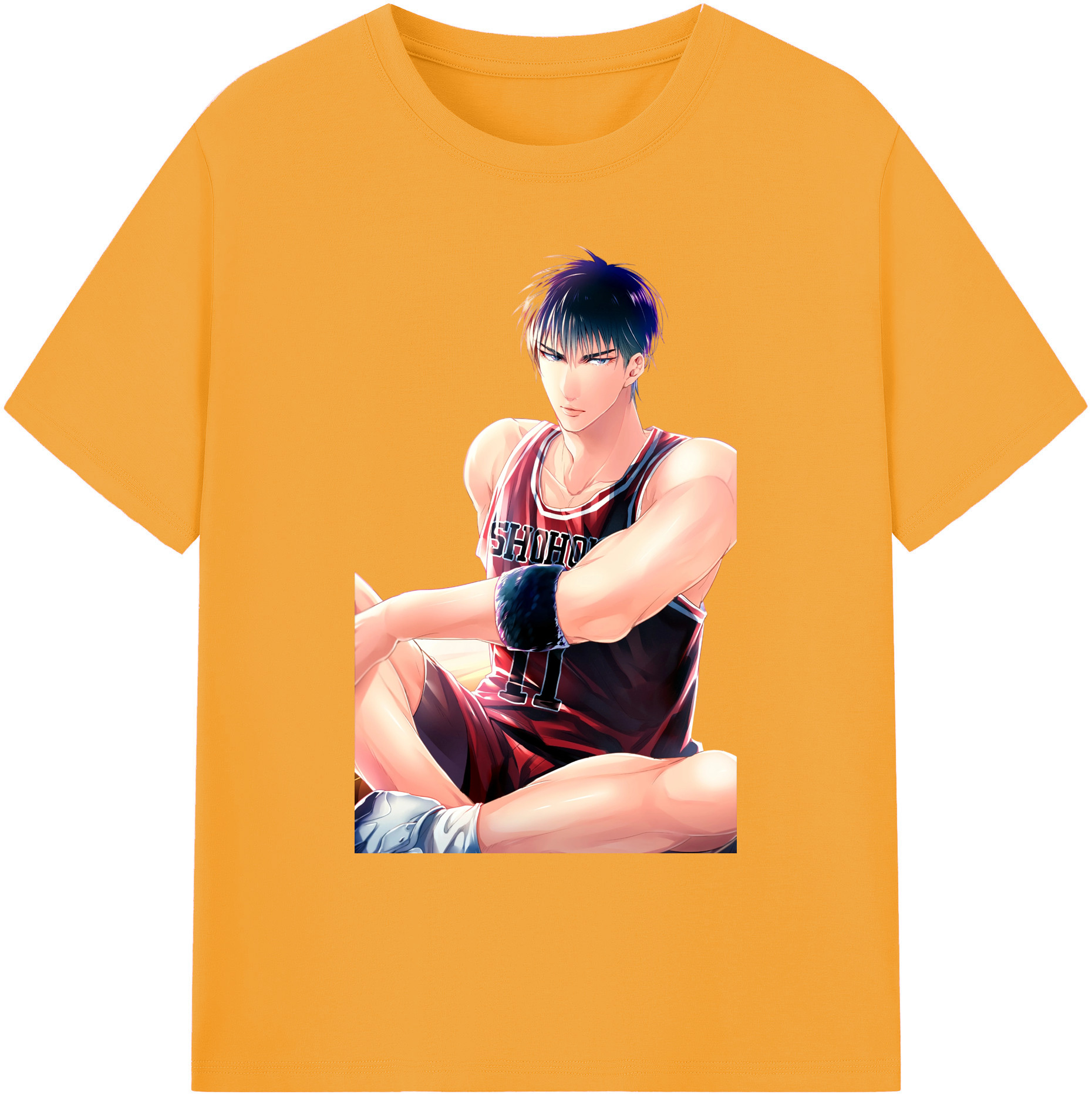 （画像用） SLAM DUNK／スラムダンク 綿100％ メンズ半袖Tシャツ｜肌触りやわらか＆通気性