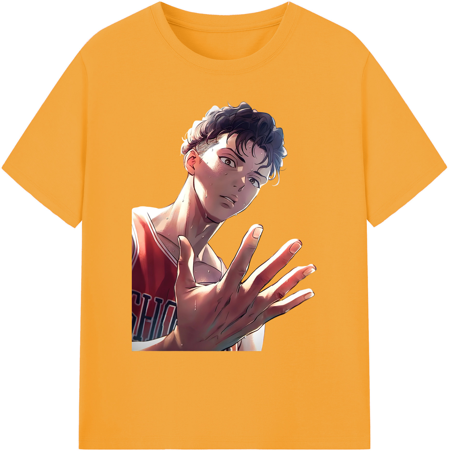 （画像用） SLAM DUNK／スラムダンク 綿100％ メンズ半袖Tシャツ｜肌触りやわらか＆通気性