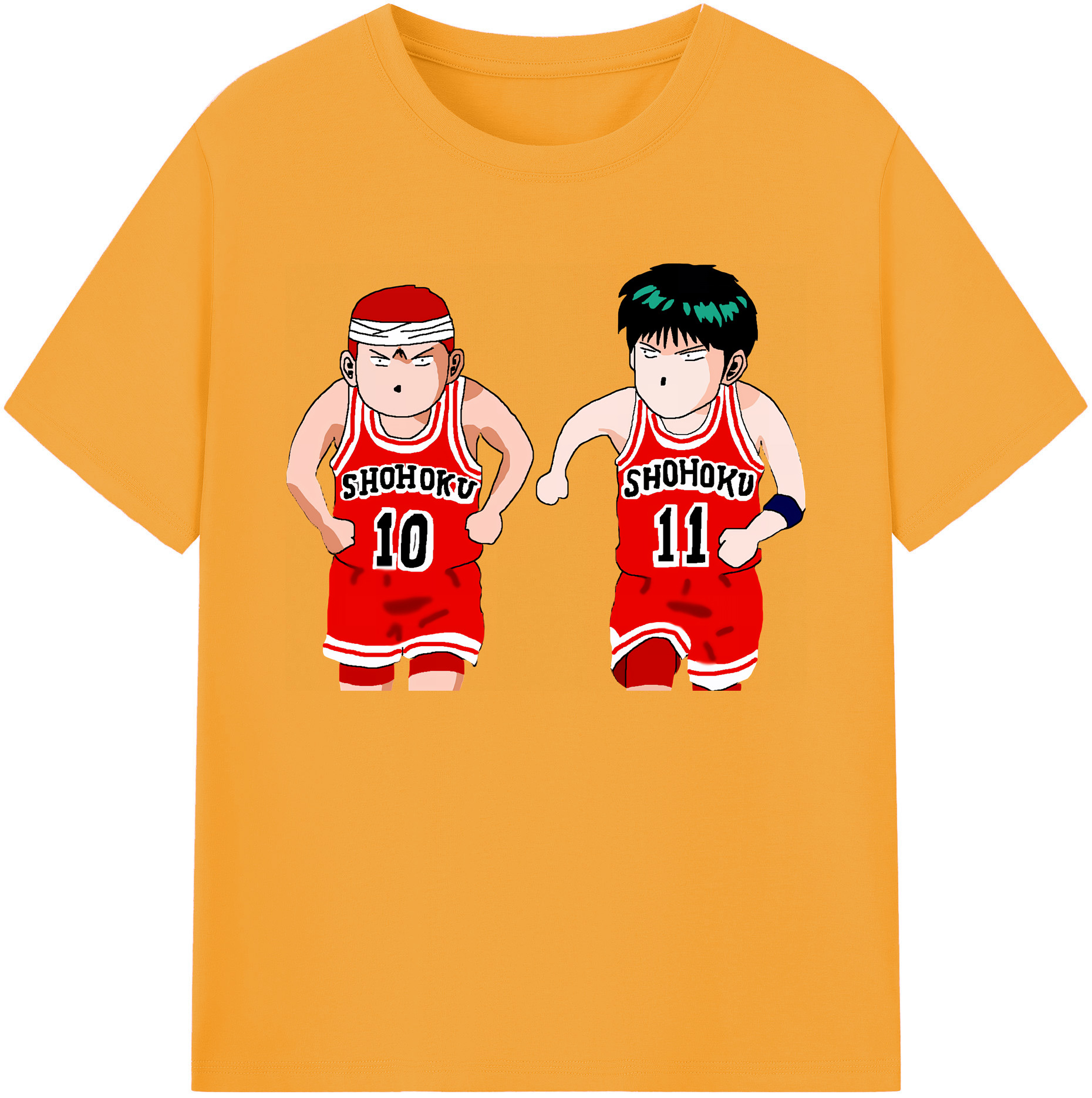 （画像用） SLAM DUNK／スラムダンク 綿100％ メンズ半袖Tシャツ｜肌触りやわらか＆通気性