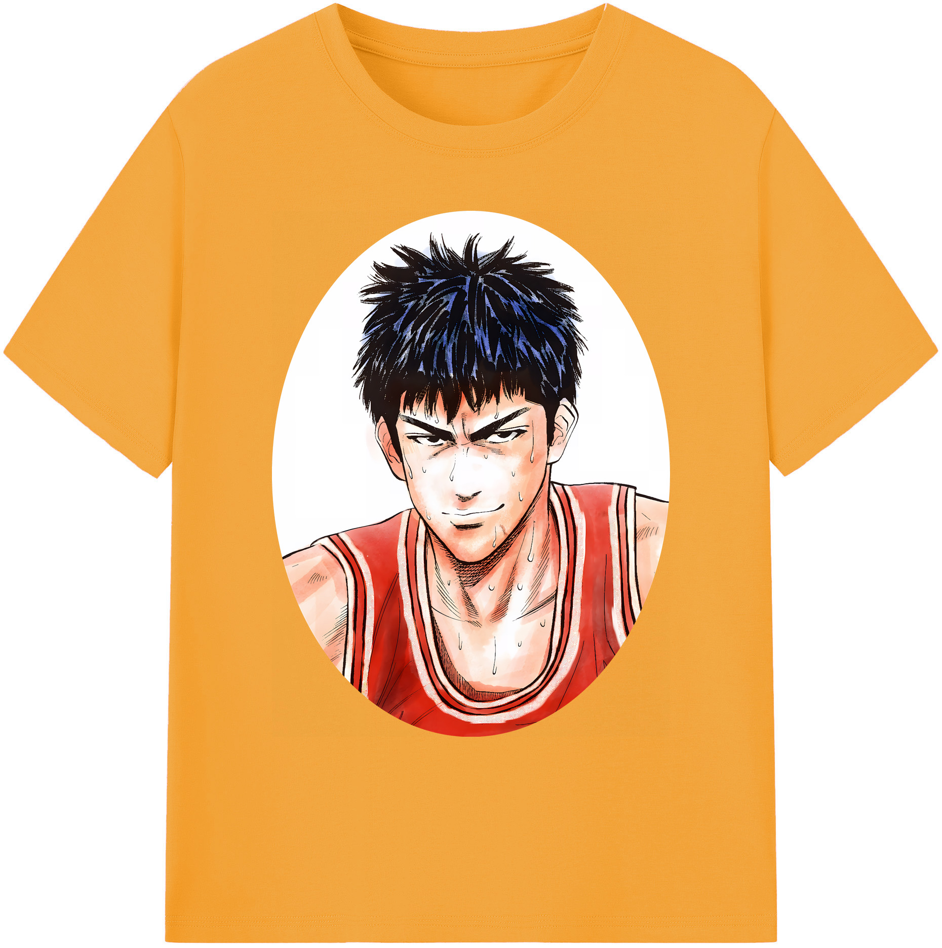 （画像用） SLAM DUNK／スラムダンク 綿100％ メンズ半袖Tシャツ｜肌触りやわらか＆通気性