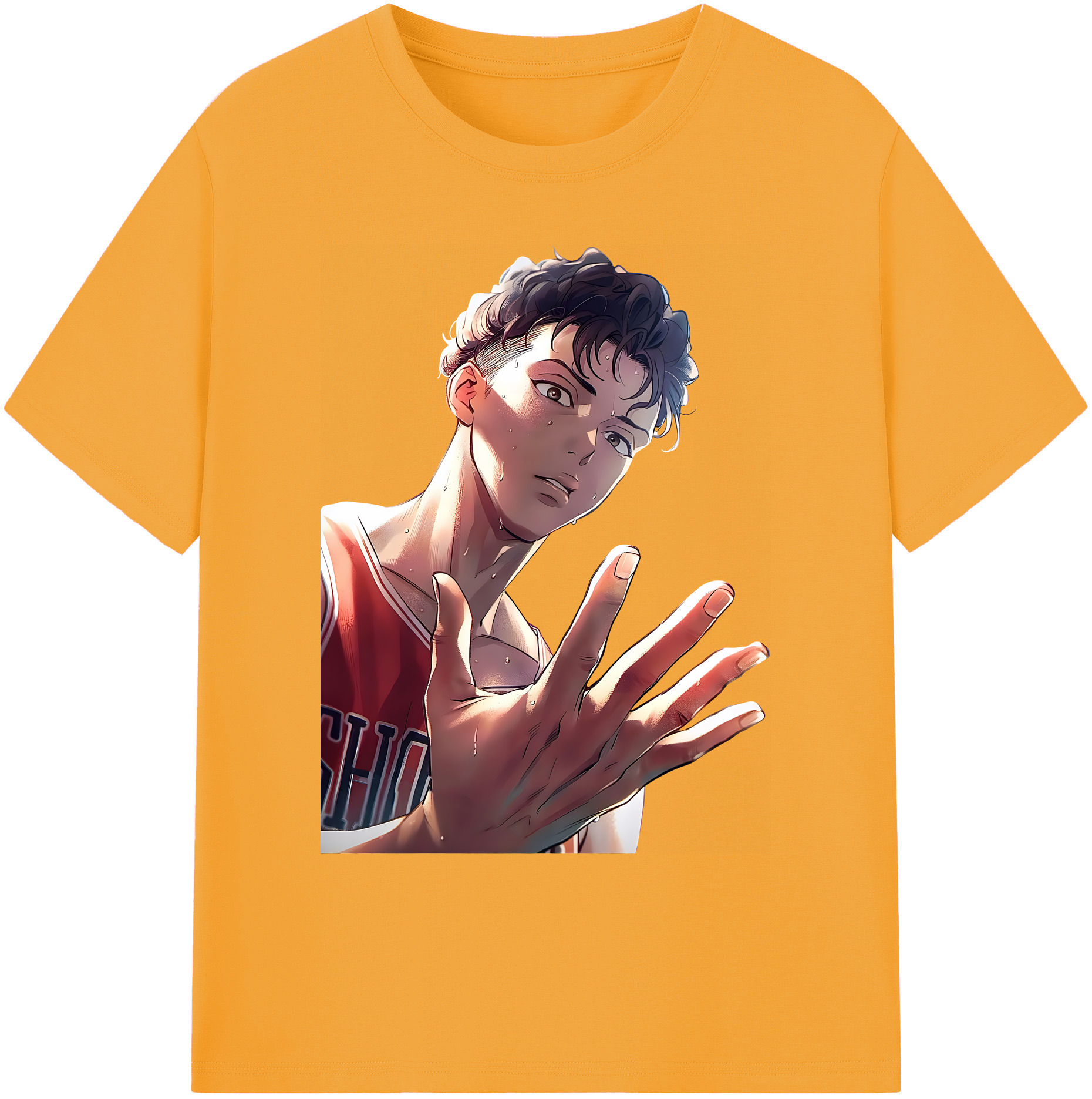 （画像用） SLAM DUNK／スラムダンク 綿100％ メンズ半袖Tシャツ｜肌触りやわらか＆通気性