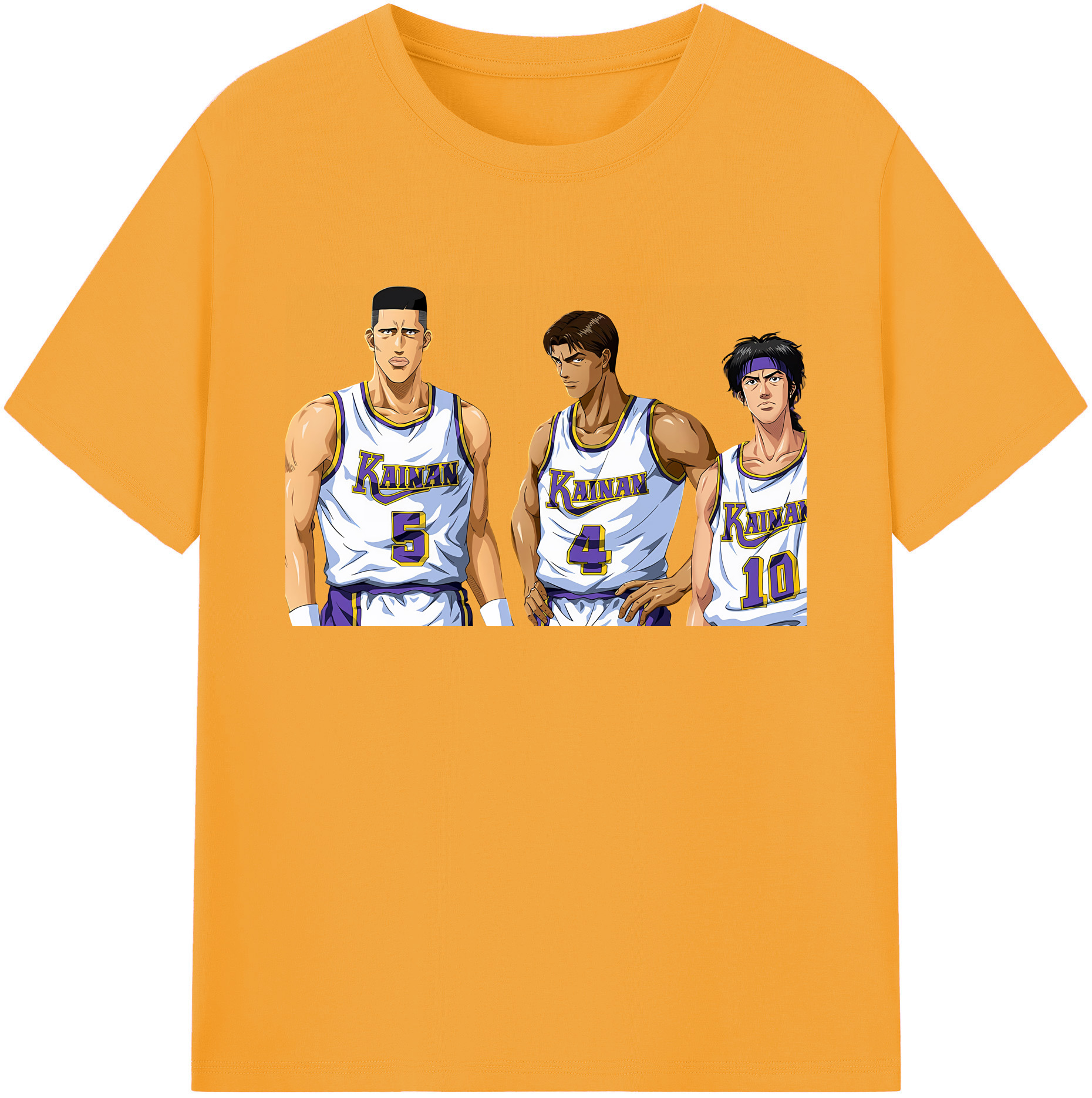 （画像用） SLAM DUNK／スラムダンク 綿100％ メンズ半袖Tシャツ｜肌触りやわらか＆通気性