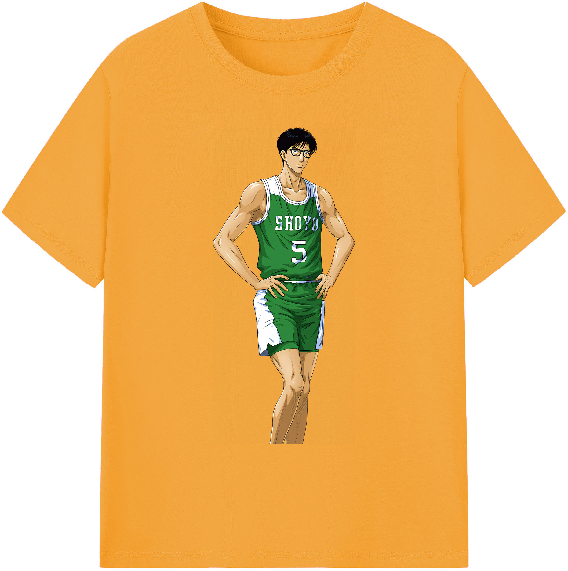 （画像用） SLAM DUNK／スラムダンク 綿100％ メンズ半袖Tシャツ｜肌触りやわらか＆通気性