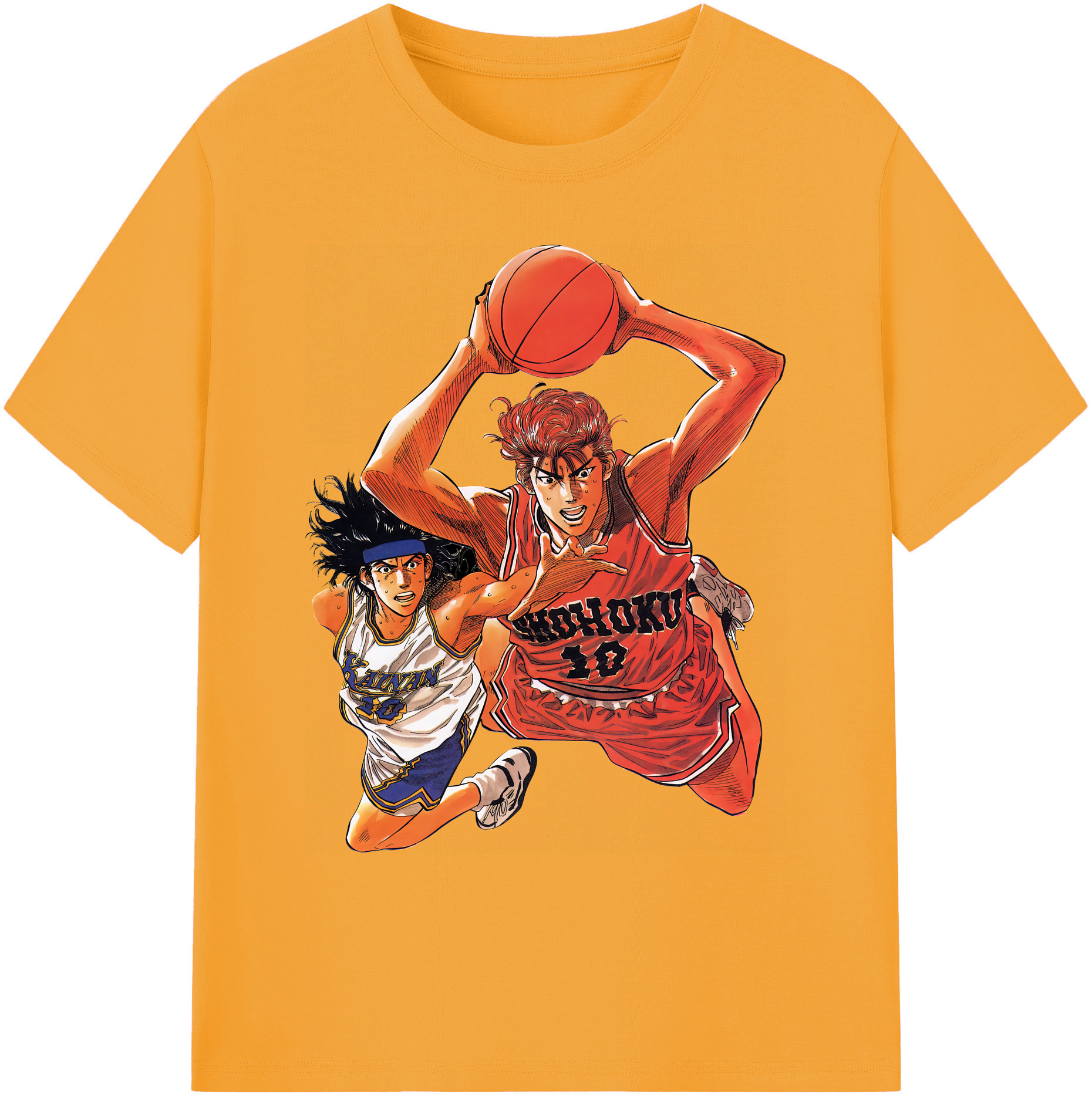 （画像用） SLAM DUNK／スラムダンク 綿100％ メンズ半袖Tシャツ｜肌触りやわらか＆通気性