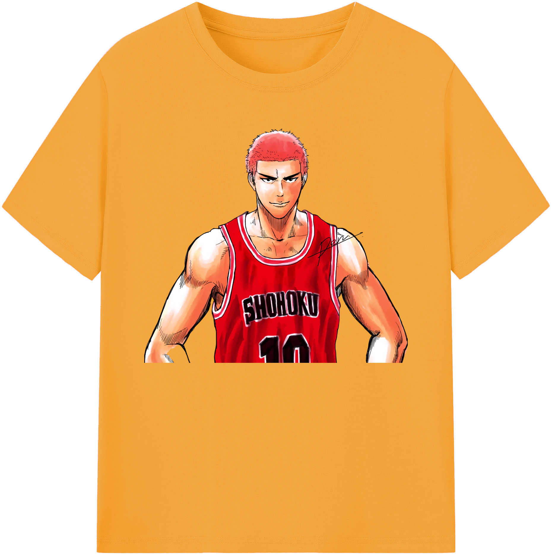 （画像用） SLAM DUNK／スラムダンク 綿100％ メンズ半袖Tシャツ｜肌触りやわらか＆通気性