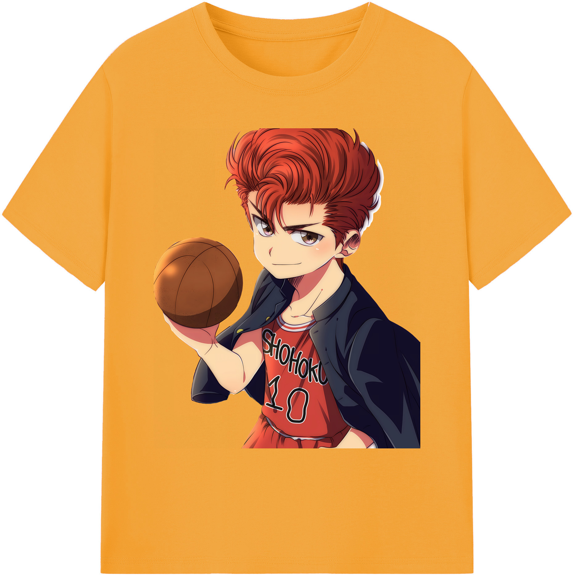 （画像用） SLAM DUNK／スラムダンク 綿100％ メンズ半袖Tシャツ｜肌触りやわらか＆通気性