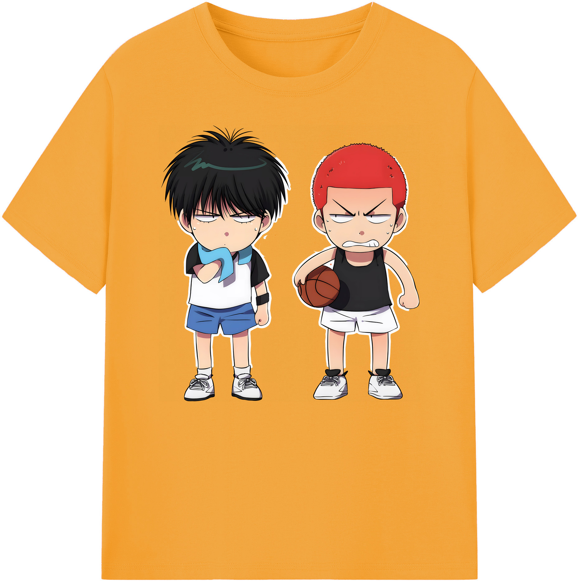 （画像用） SLAM DUNK／スラムダンク 綿100％ メンズ半袖Tシャツ｜肌触りやわらか＆通気性