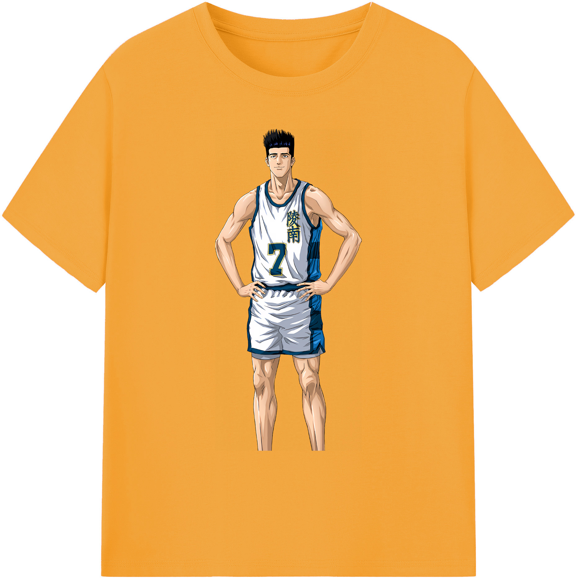 （画像用） SLAM DUNK／スラムダンク 綿100％ メンズ半袖Tシャツ｜肌触りやわらか＆通気性