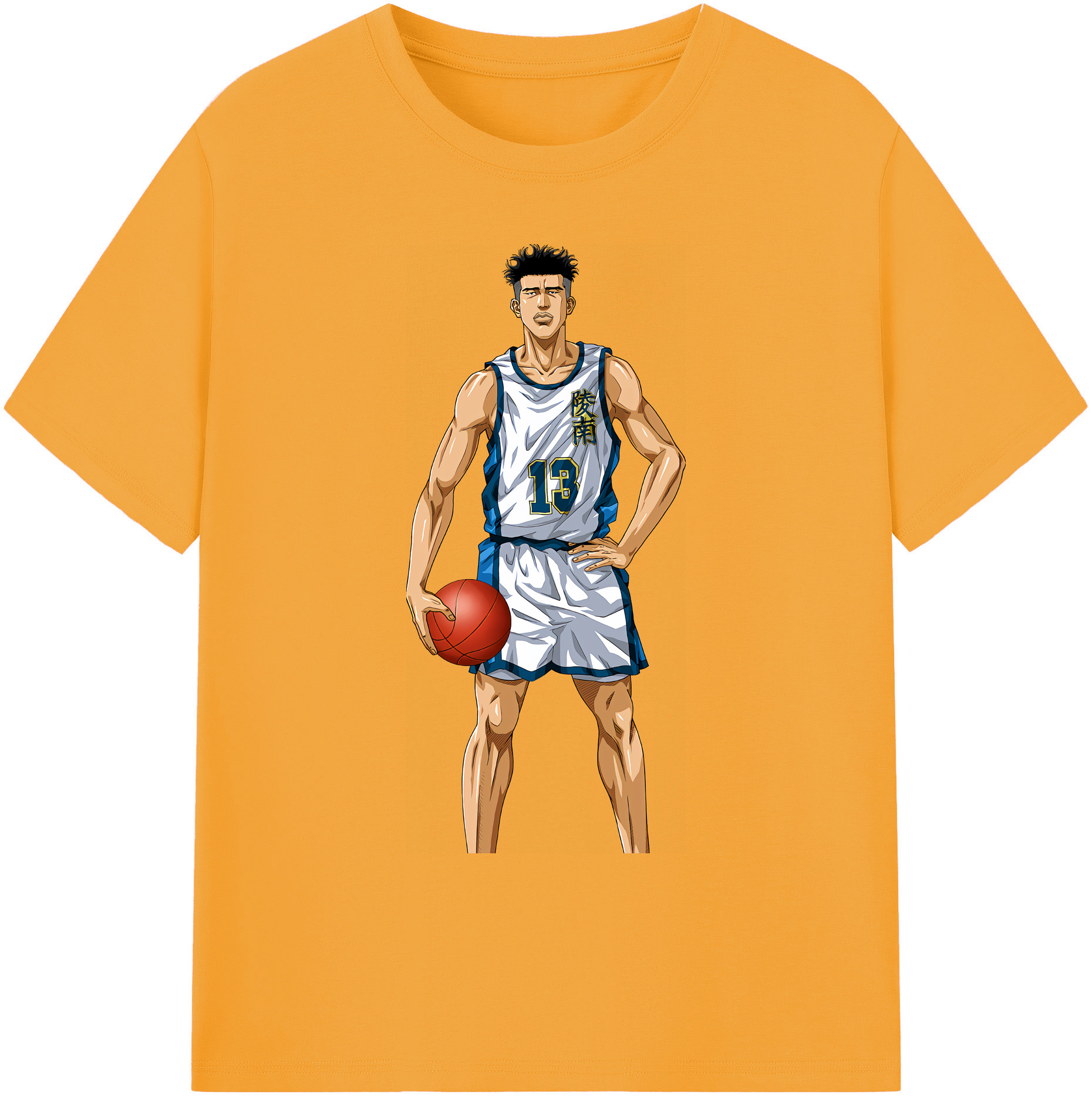 （画像用） SLAM DUNK／スラムダンク 綿100％ メンズ半袖Tシャツ｜肌触りやわらか＆通気性