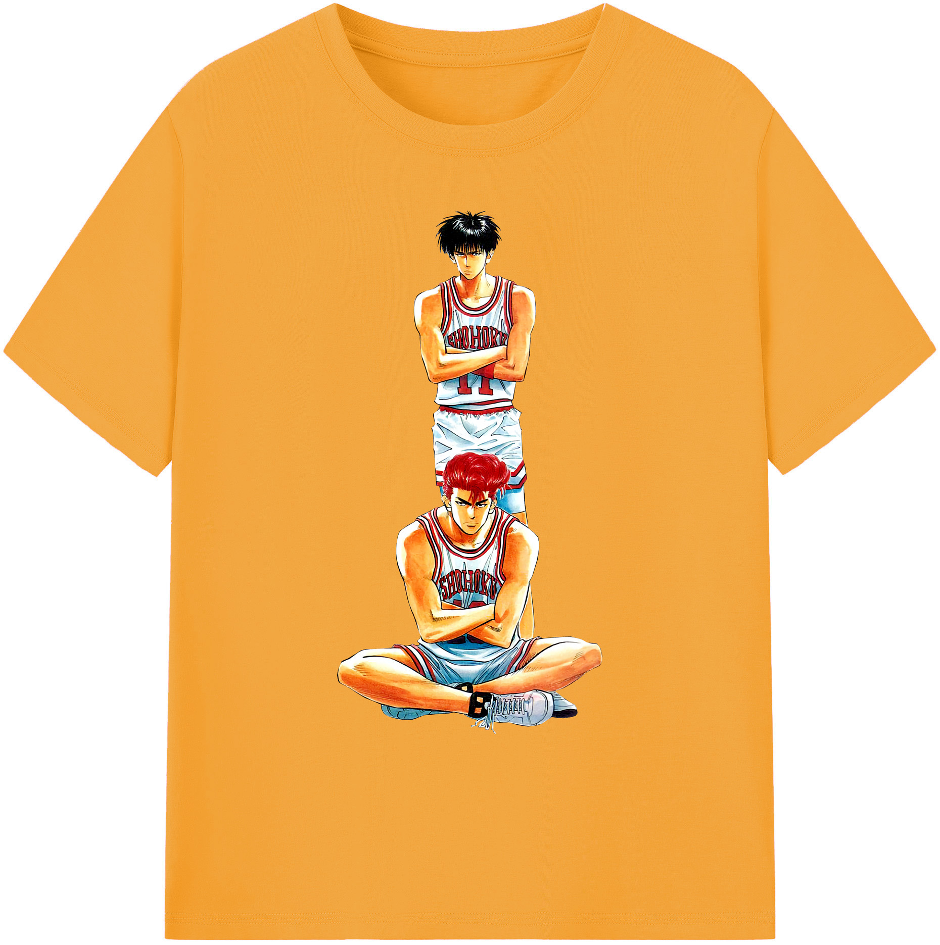 （画像用） SLAM DUNK／スラムダンク 綿100％ メンズ半袖Tシャツ｜肌触りやわらか＆通気性