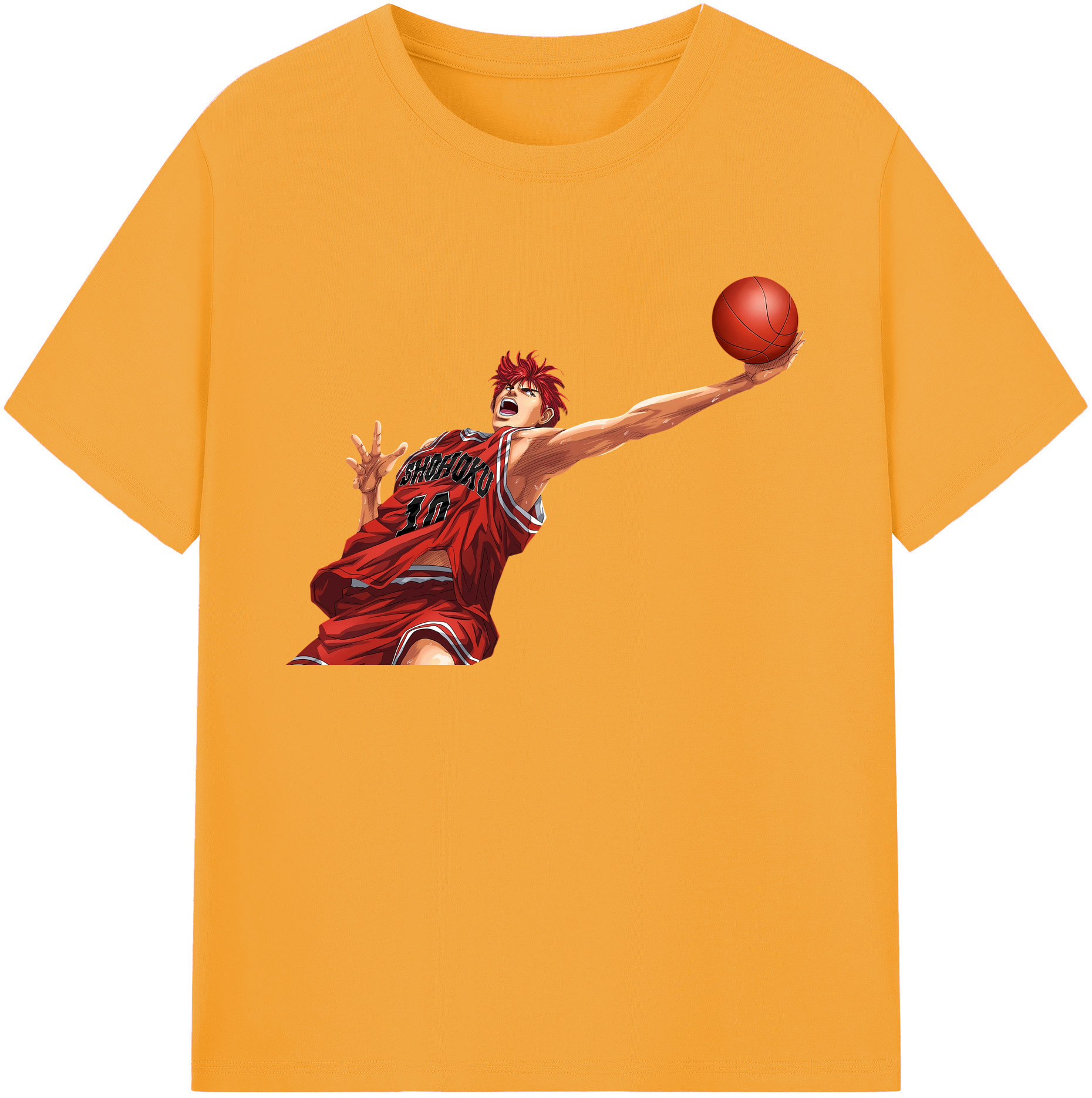 （画像用） SLAM DUNK／スラムダンク 綿100％ メンズ半袖Tシャツ｜肌触りやわらか＆通気性
