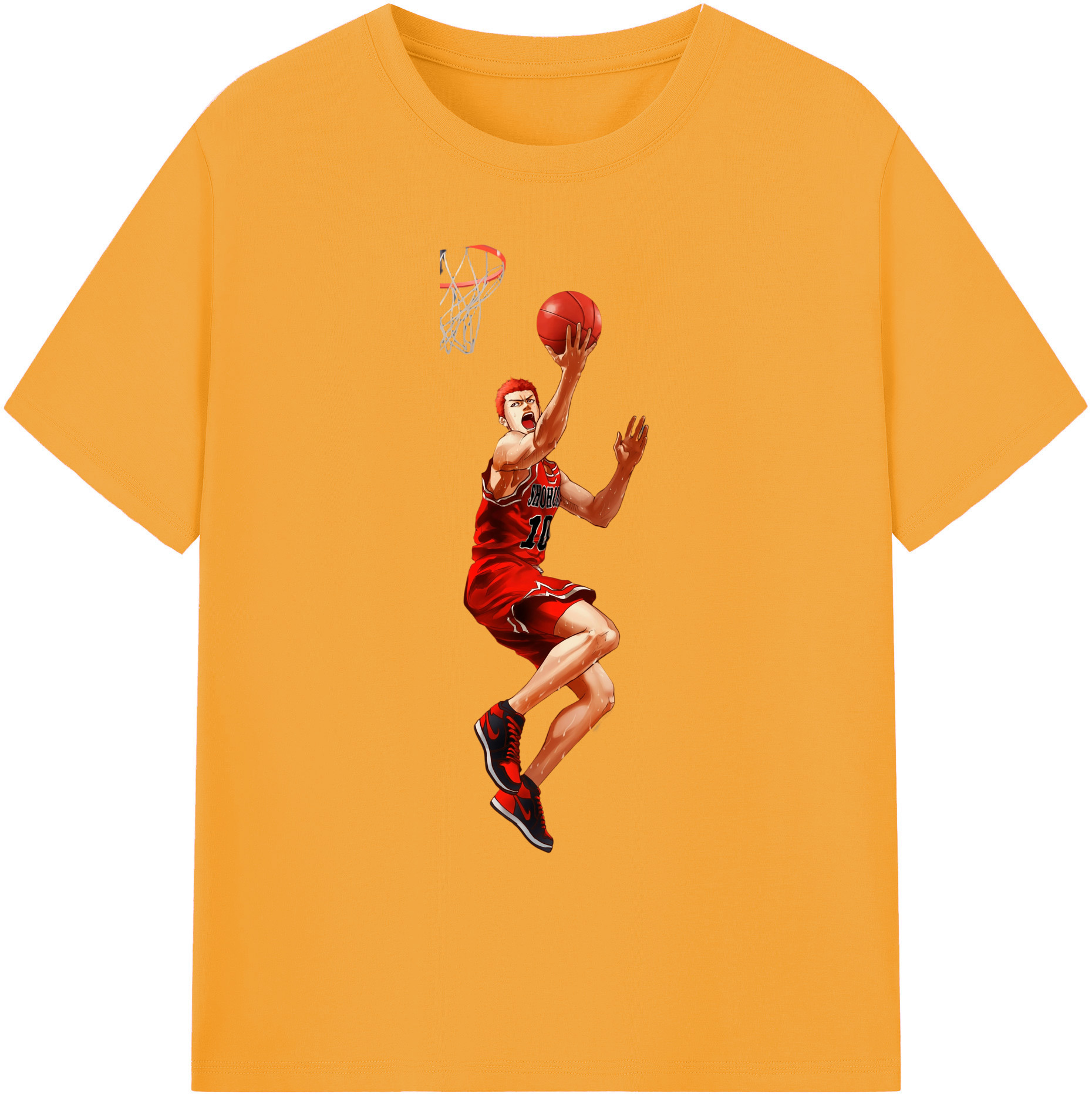 （画像用） SLAM DUNK／スラムダンク 綿100％ メンズ半袖Tシャツ｜肌触りやわらか＆通気性