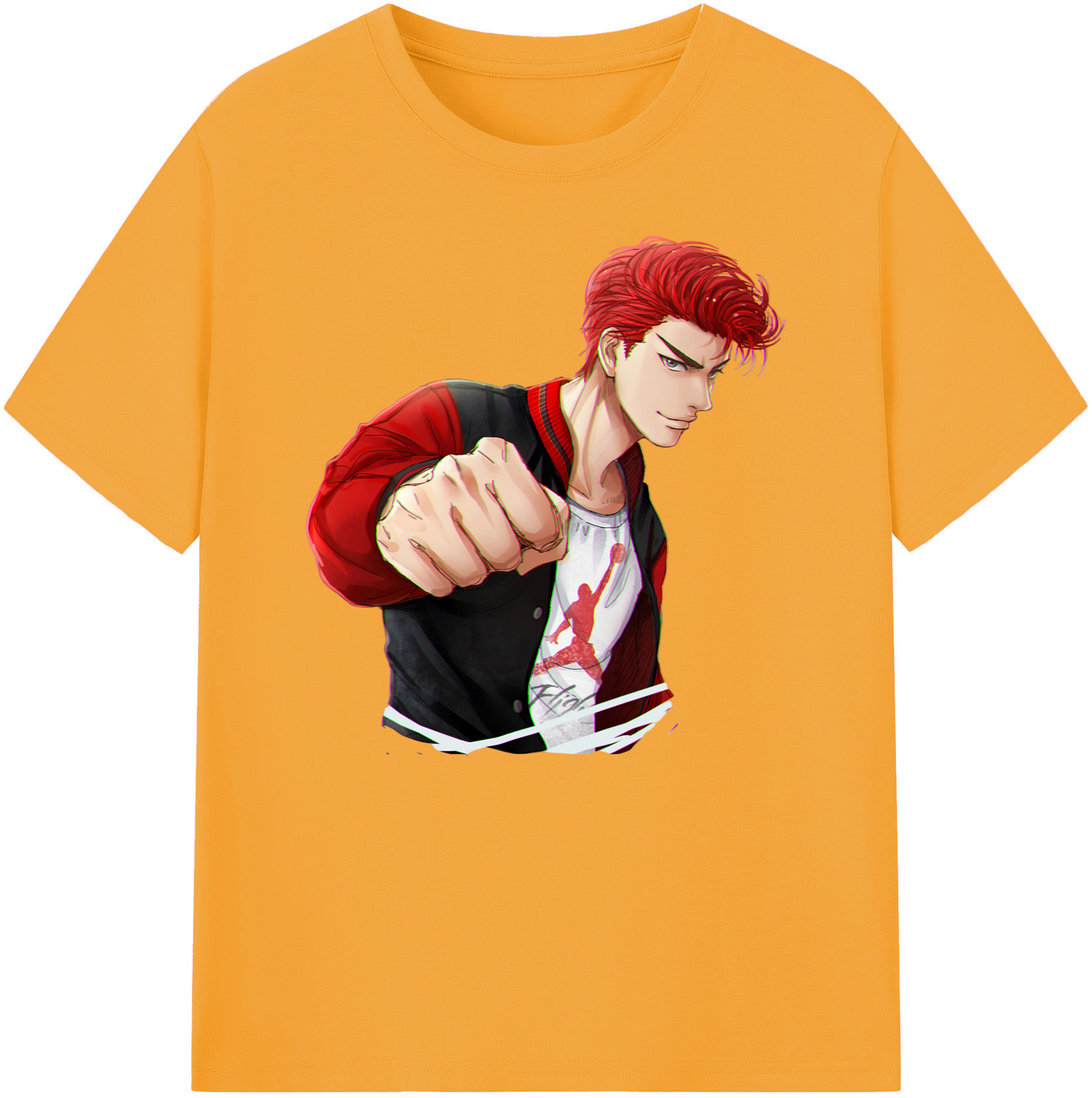 （画像用） SLAM DUNK／スラムダンク 綿100％ メンズ半袖Tシャツ｜肌触りやわらか＆通気性