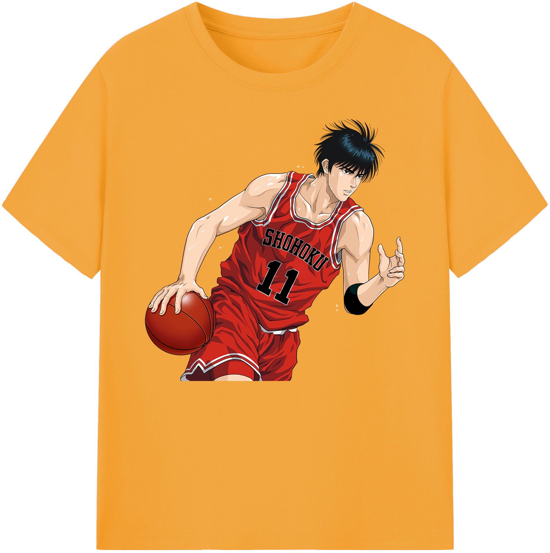 （画像用） SLAM DUNK／スラムダンク 綿100％ メンズ半袖Tシャツ｜肌触りやわらか＆通気性