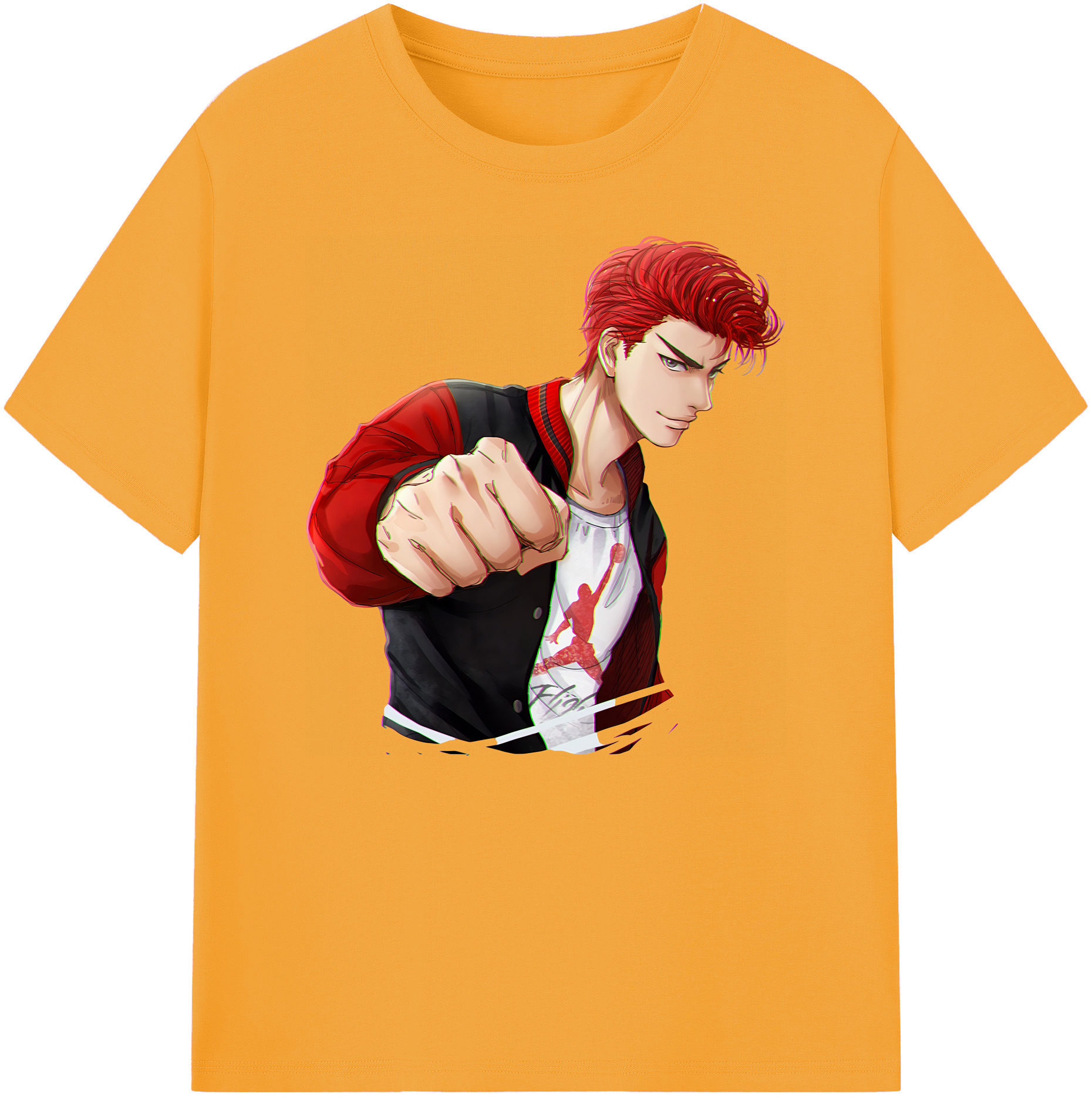 （画像用） SLAM DUNK／スラムダンク 綿100％ メンズ半袖Tシャツ｜肌触りやわらか＆通気性