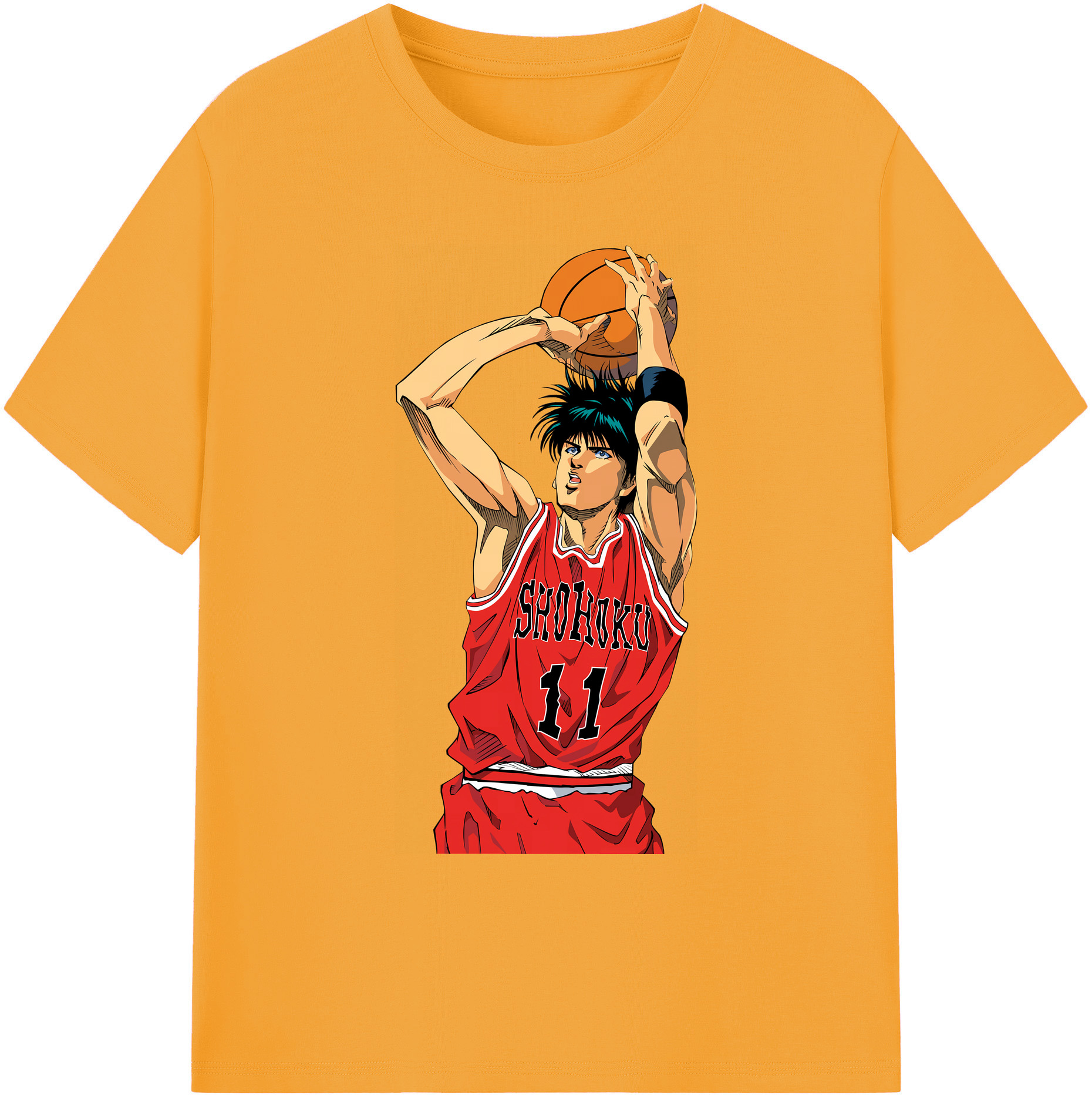 （画像用） SLAM DUNK／スラムダンク 綿100％ メンズ半袖Tシャツ｜肌触りやわらか＆通気性