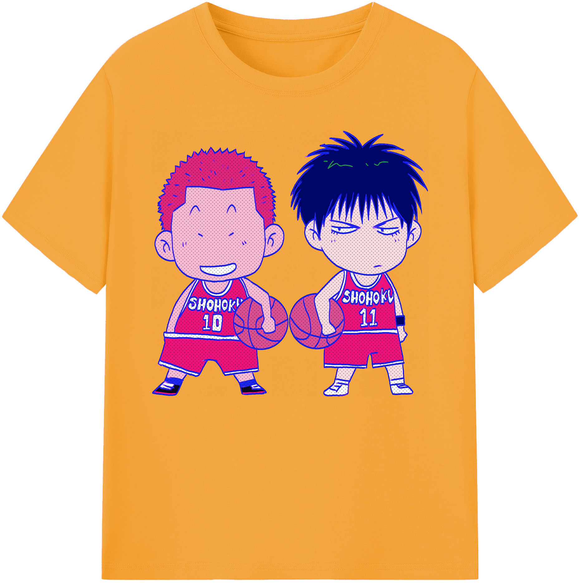 （画像用） SLAM DUNK／スラムダンク 綿100％ メンズ半袖Tシャツ｜肌触りやわらか＆通気性