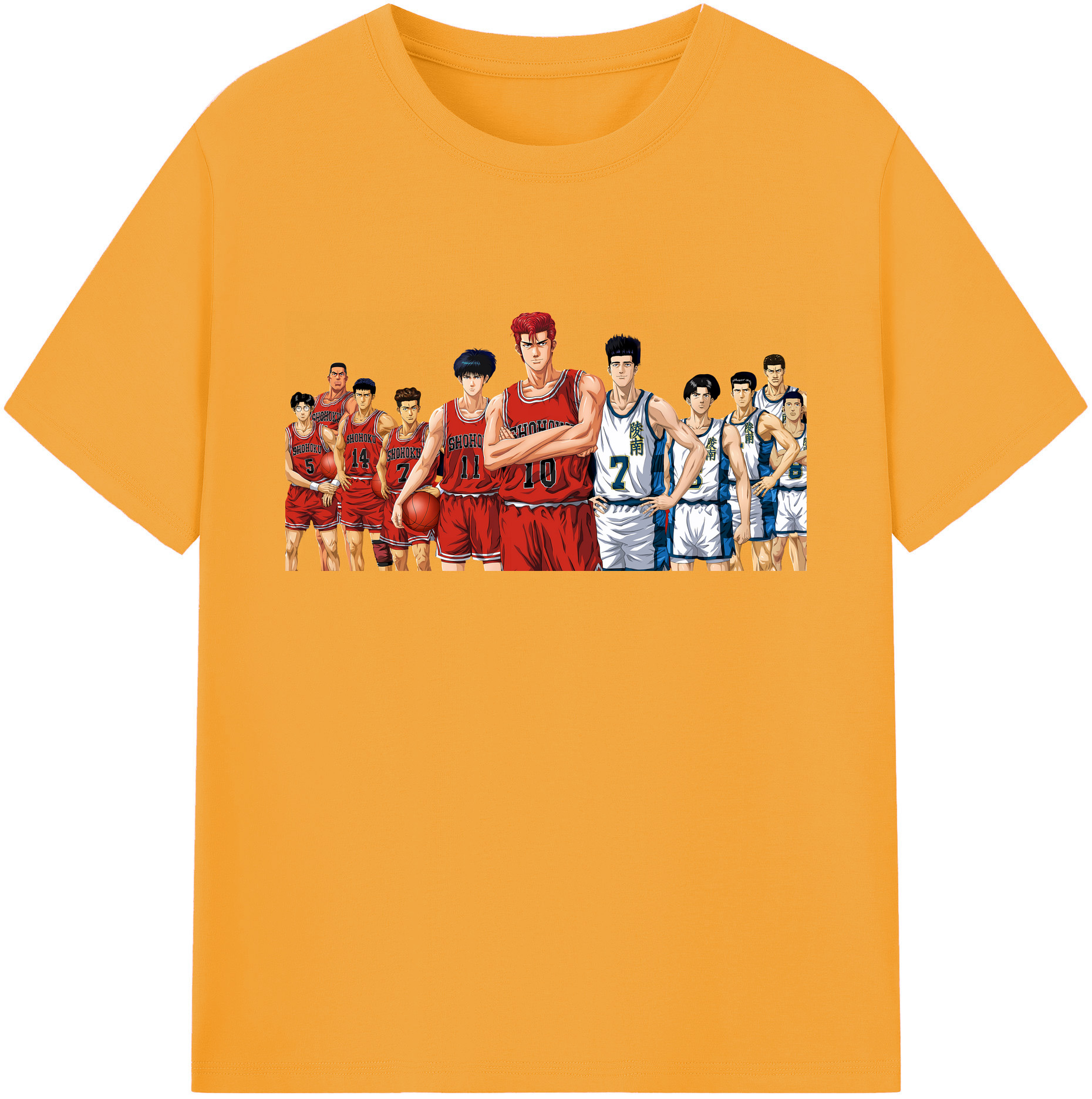 （画像用） SLAM DUNK／スラムダンク 綿100％ メンズ半袖Tシャツ｜肌触りやわらか＆通気性