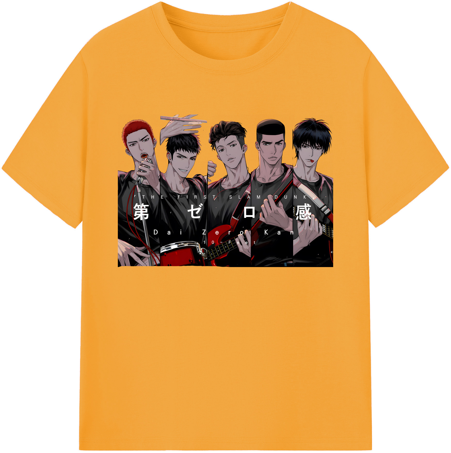 （画像用） SLAM DUNK／スラムダンク 綿100％ メンズ半袖Tシャツ｜肌触りやわらか＆通気性