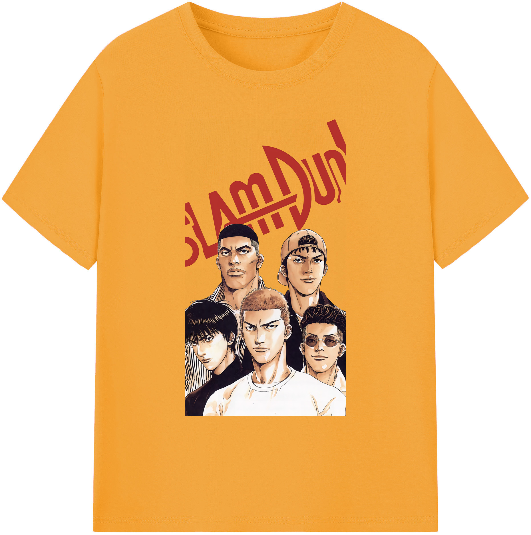 （画像用） SLAM DUNK／スラムダンク 綿100％ メンズ半袖Tシャツ｜肌触りやわらか＆通気性