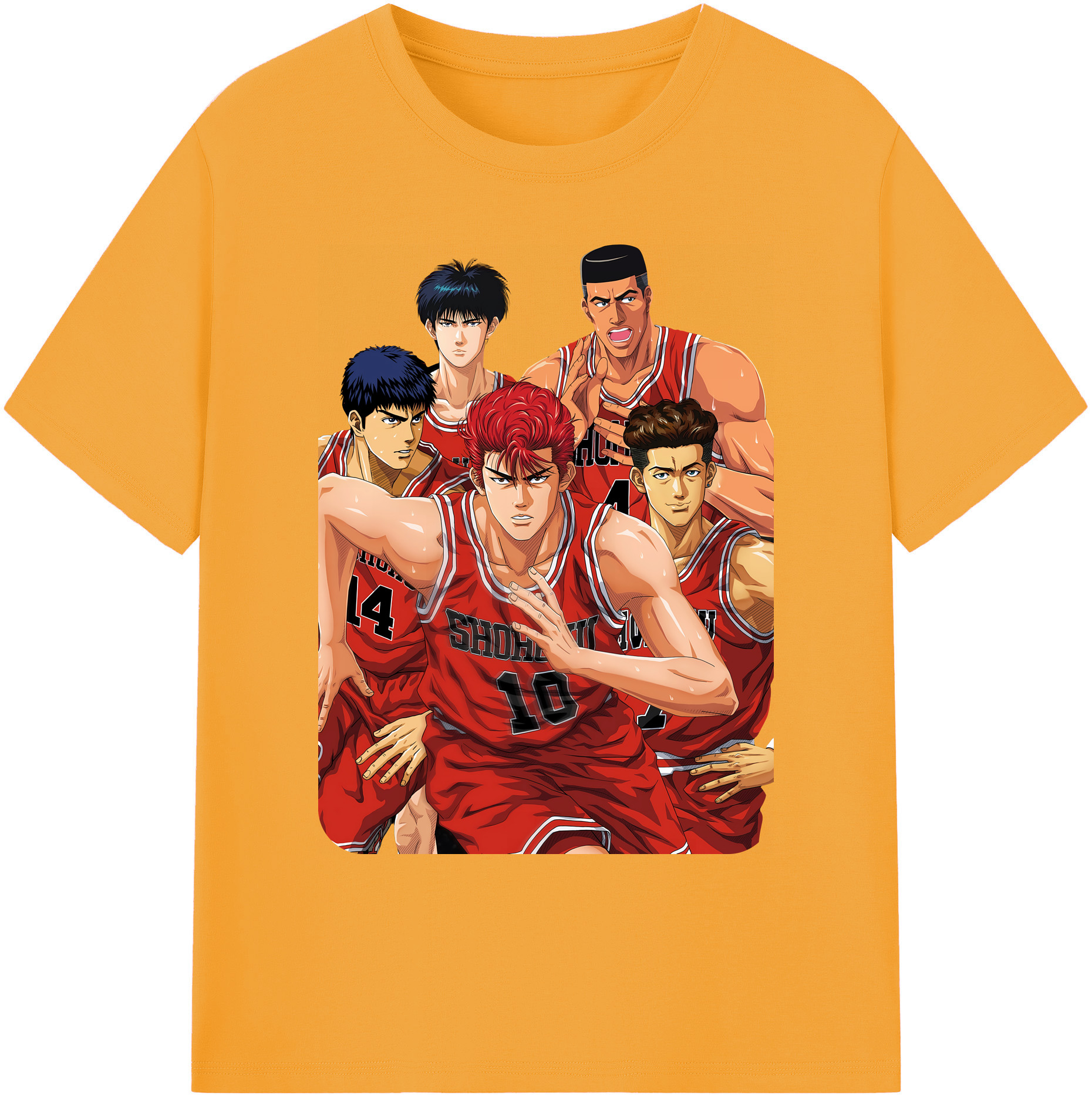 （画像用） SLAM DUNK／スラムダンク 綿100％ メンズ半袖Tシャツ｜肌触りやわらか＆通気性