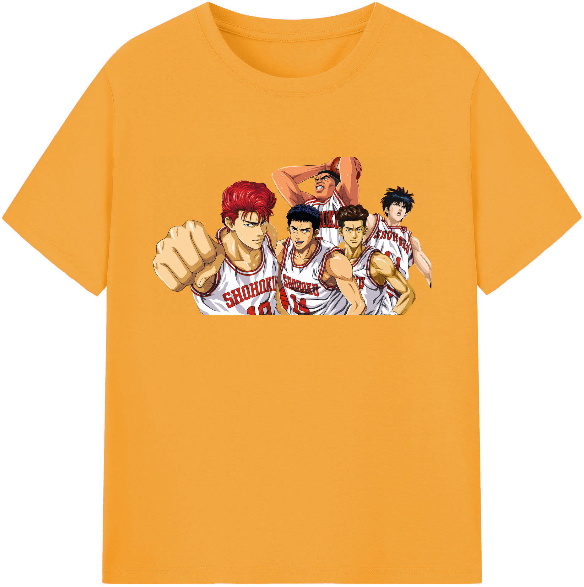 （画像用） SLAM DUNK／スラムダンク 綿100％ メンズ半袖Tシャツ｜肌触りやわらか＆通気性
