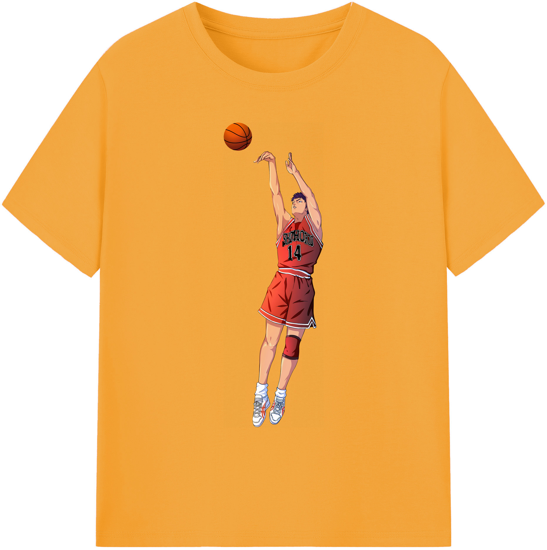 （画像用） SLAM DUNK／スラムダンク 綿100％ メンズ半袖Tシャツ｜肌触りやわらか＆通気性