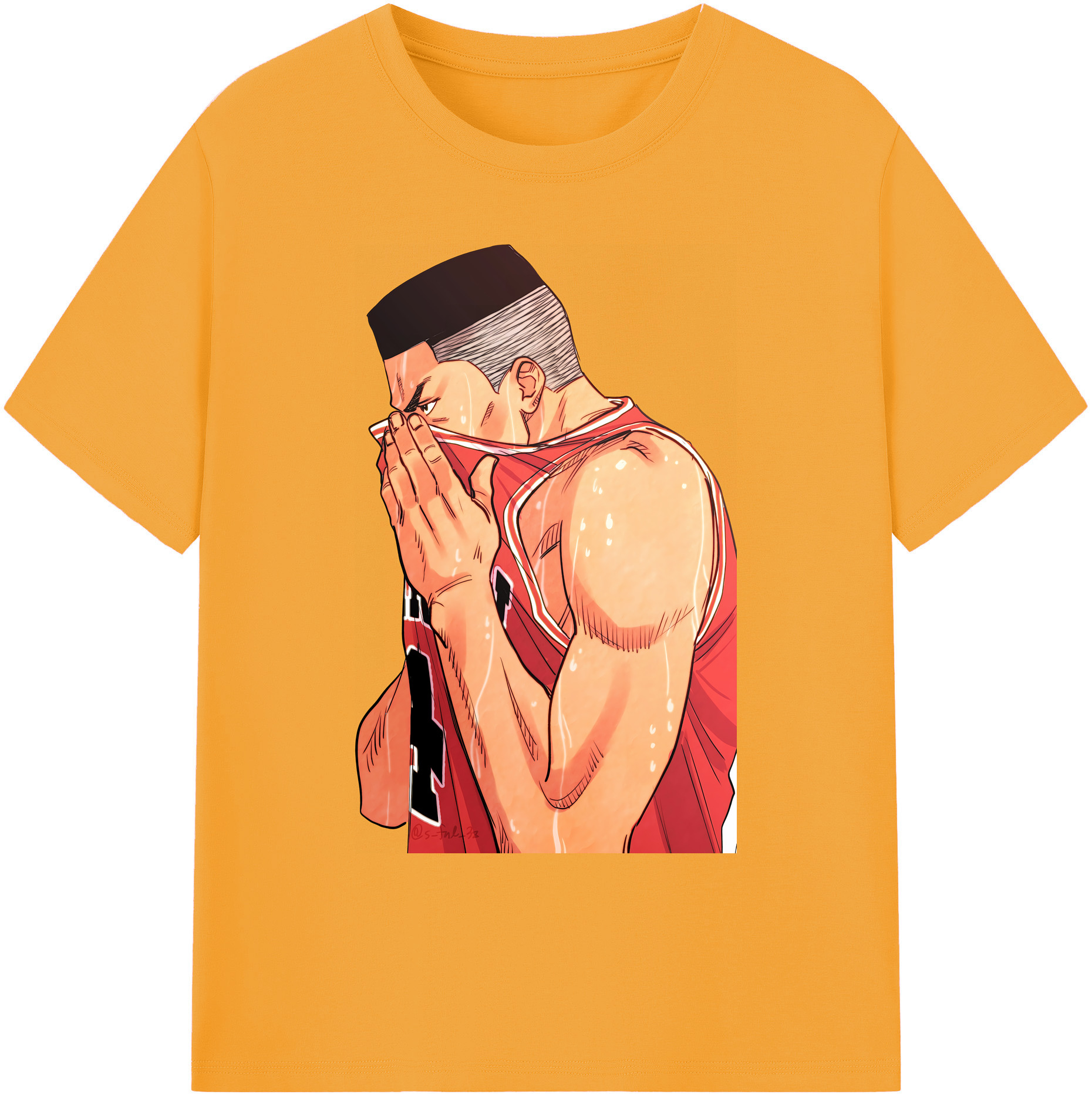 （画像用） SLAM DUNK／スラムダンク 綿100％ メンズ半袖Tシャツ｜肌触りやわらか＆通気性