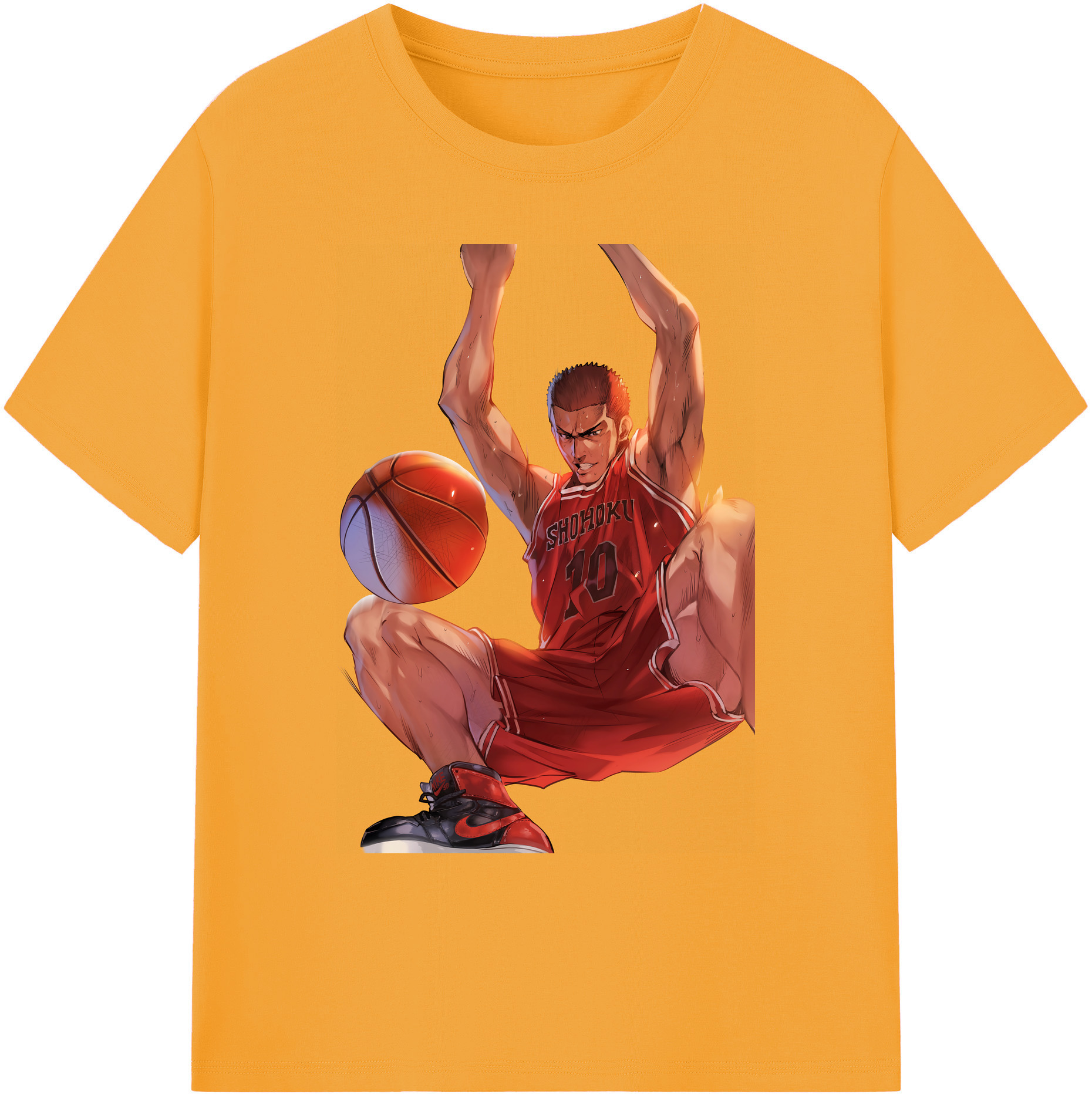 （画像用） SLAM DUNK／スラムダンク 綿100％ メンズ半袖Tシャツ｜肌触りやわらか＆通気性