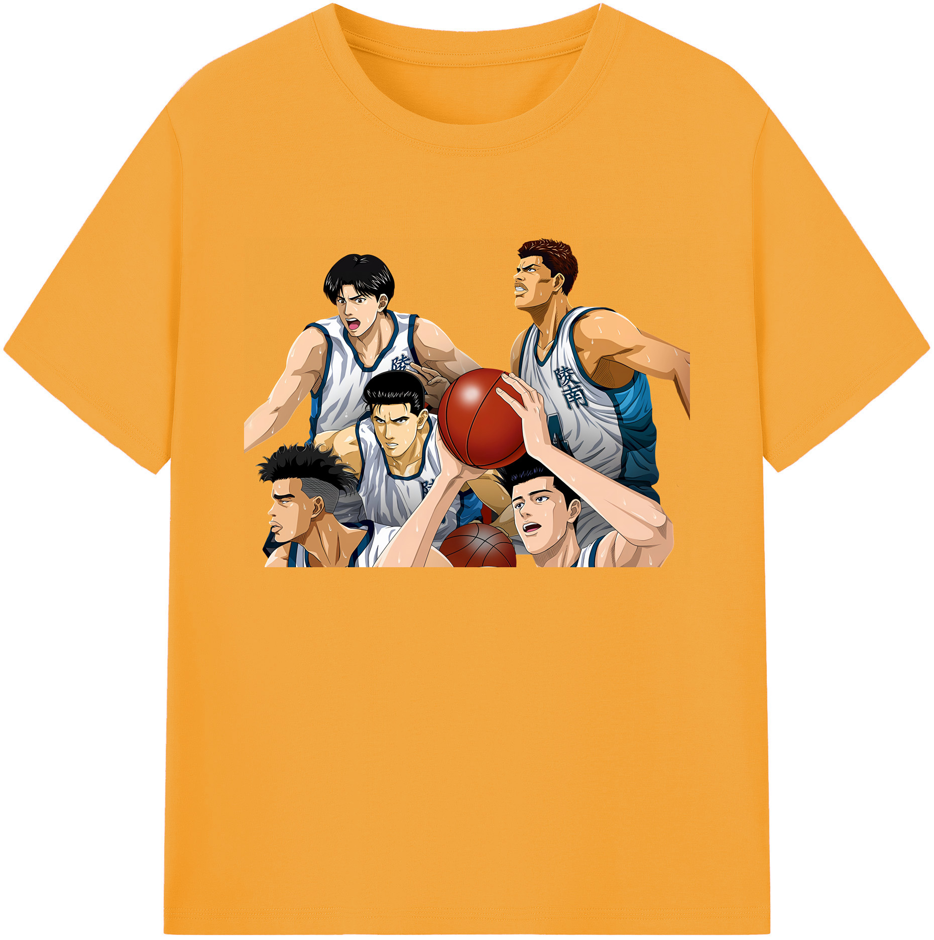 （画像用） SLAM DUNK／スラムダンク 綿100％ メンズ半袖Tシャツ｜肌触りやわらか＆通気性