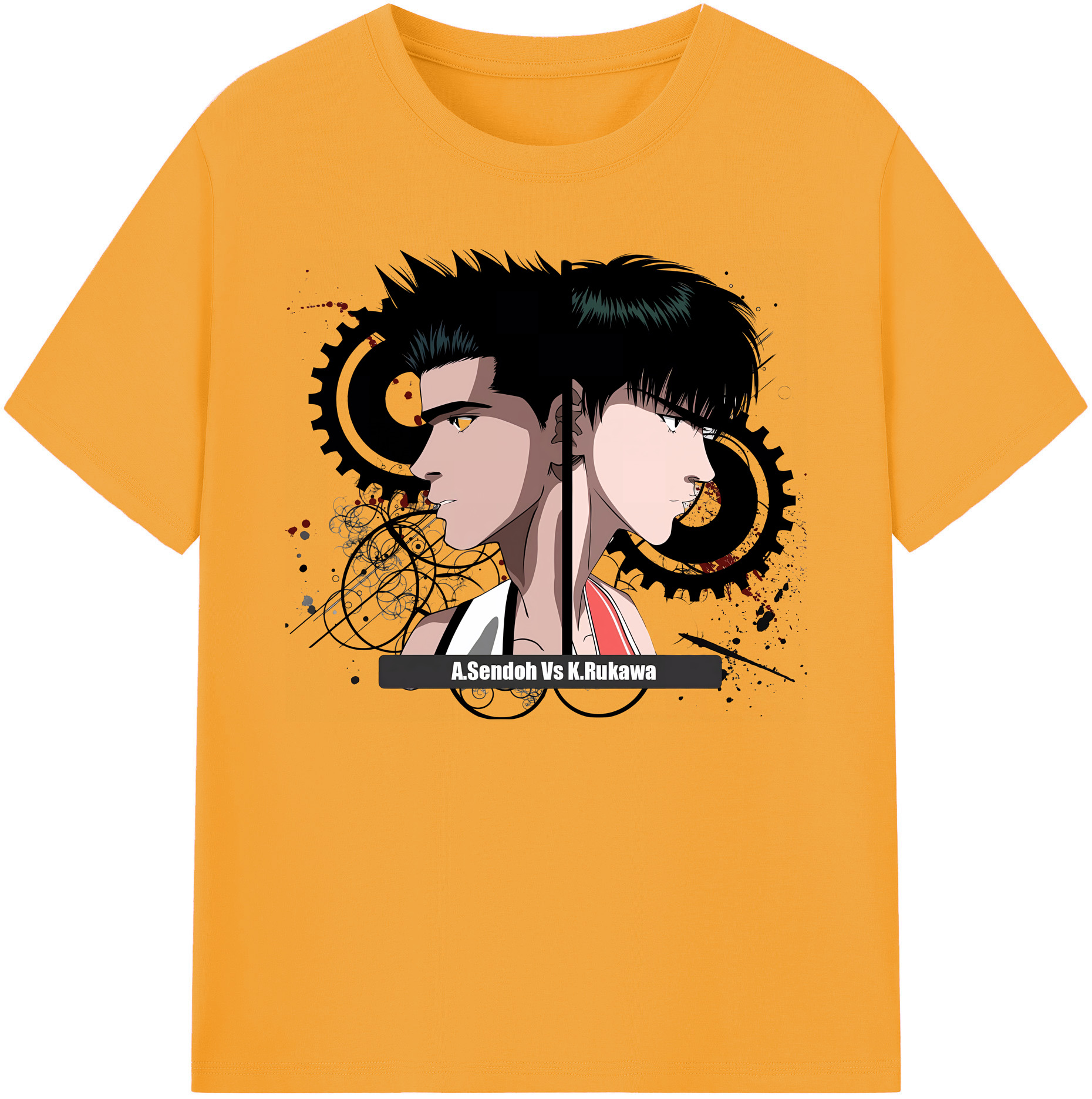 （画像用） SLAM DUNK／スラムダンク 綿100％ メンズ半袖Tシャツ｜肌触りやわらか＆通気性