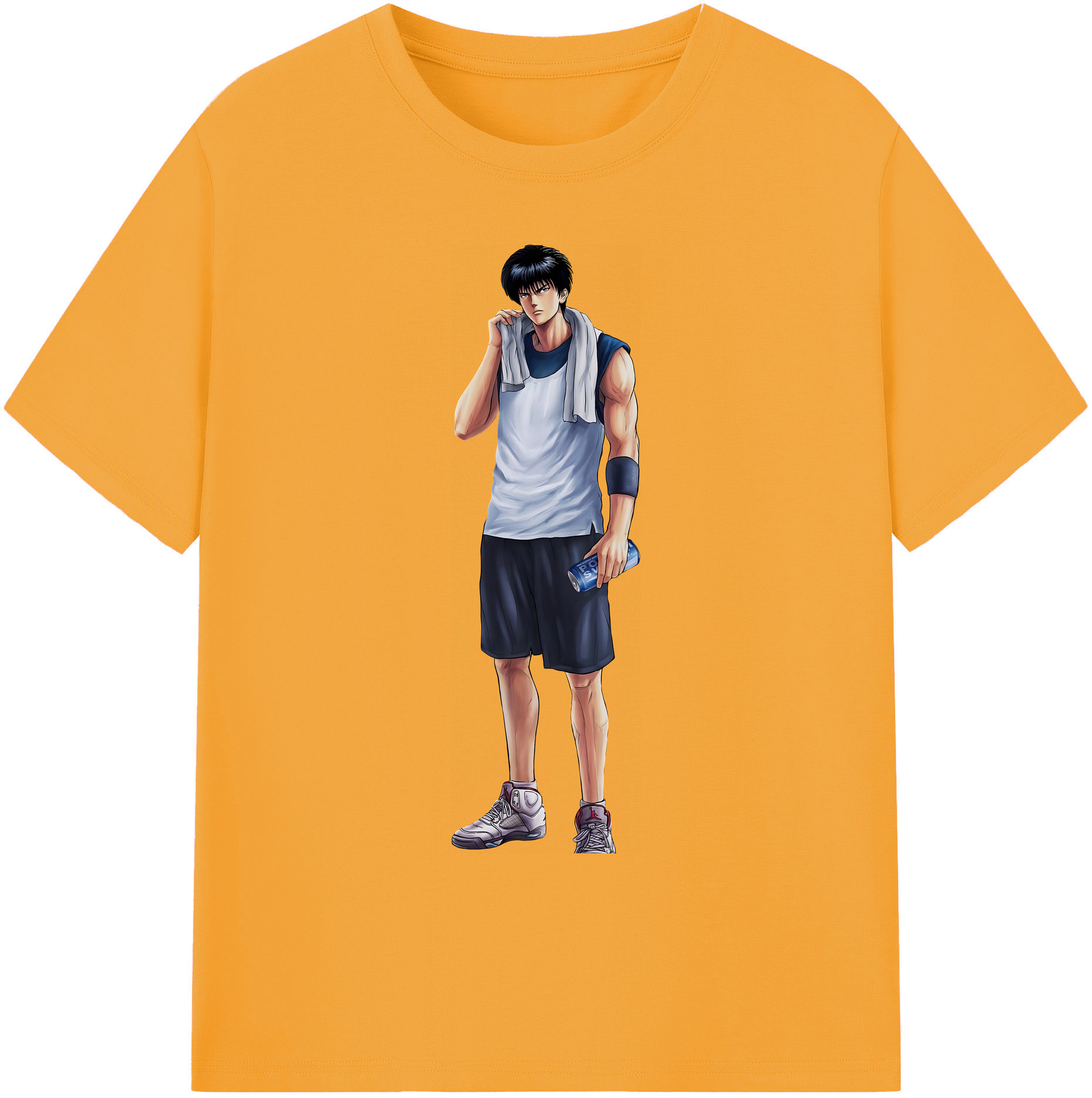 （画像用） SLAM DUNK／スラムダンク 綿100％ メンズ半袖Tシャツ｜肌触りやわらか＆通気性