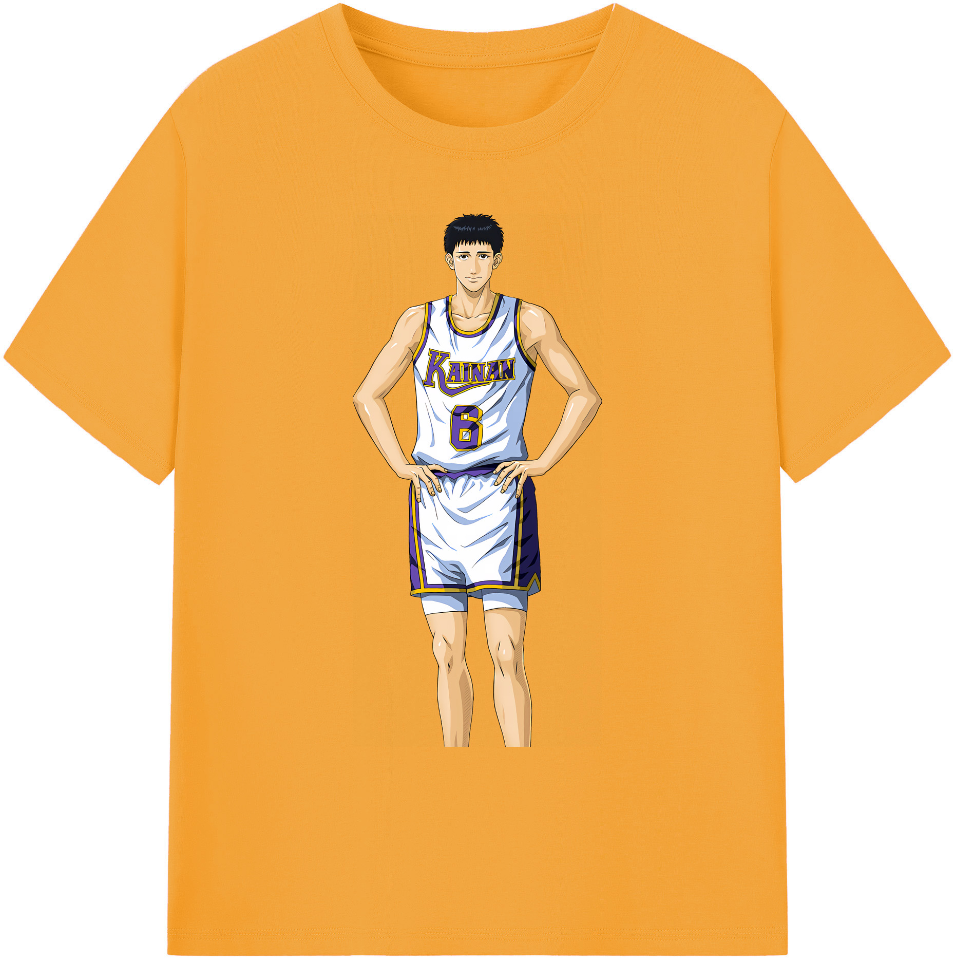 （画像用） SLAM DUNK／スラムダンク 綿100％ メンズ半袖Tシャツ｜肌触りやわらか＆通気性