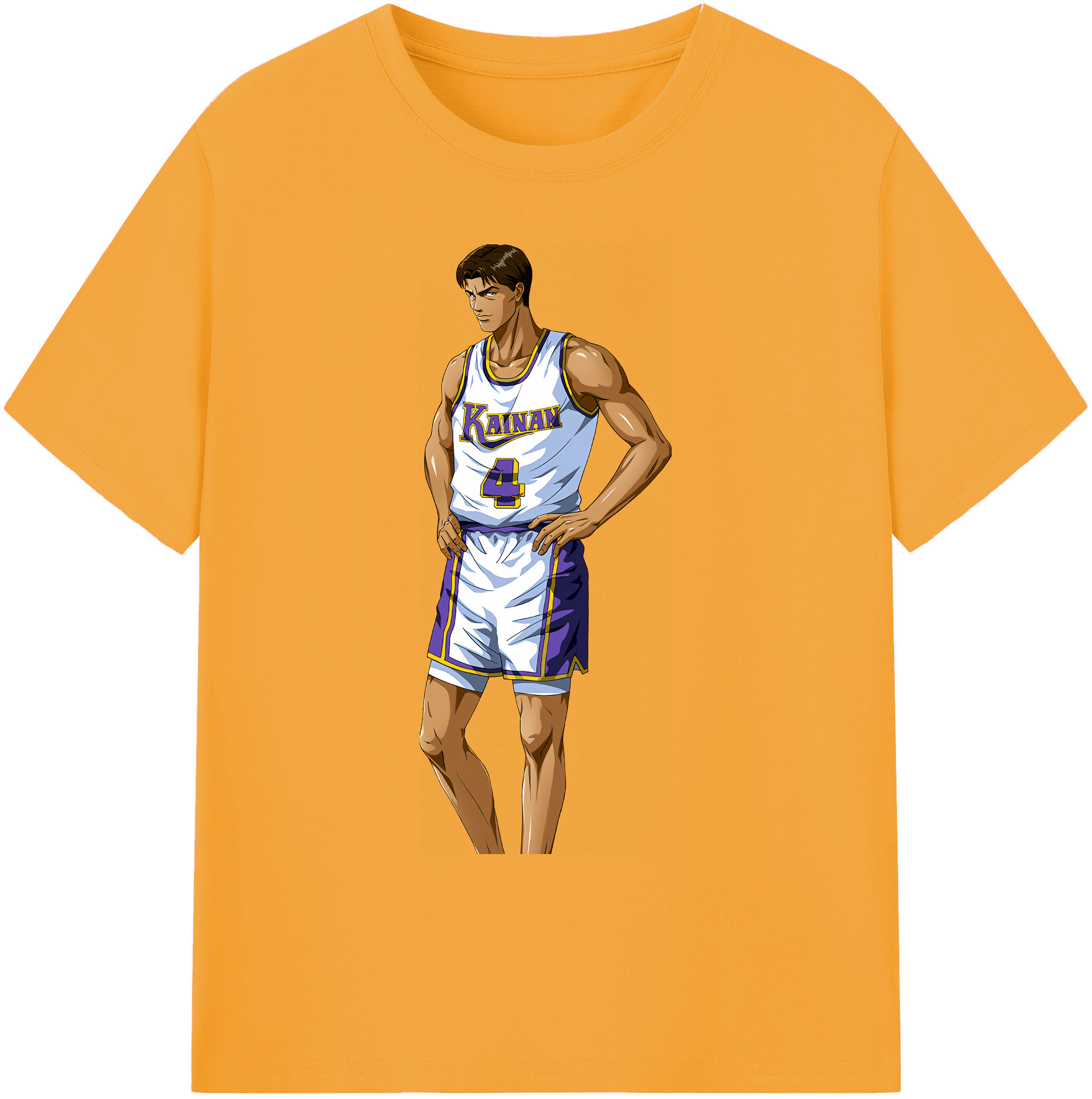 （画像用） SLAM DUNK／スラムダンク 綿100％ メンズ半袖Tシャツ｜肌触りやわらか＆通気性