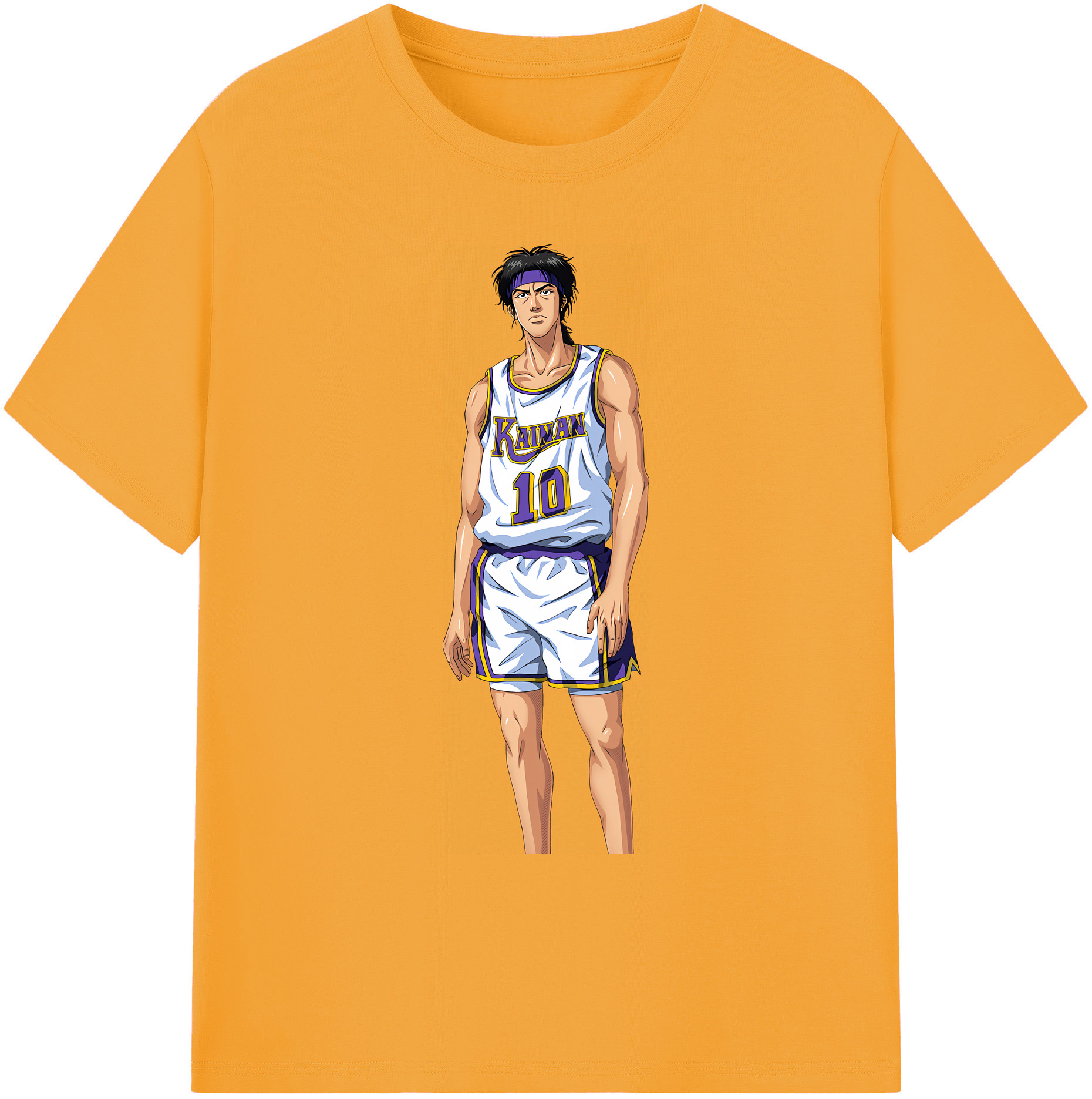 （画像用） SLAM DUNK／スラムダンク 綿100％ メンズ半袖Tシャツ｜肌触りやわらか＆通気性