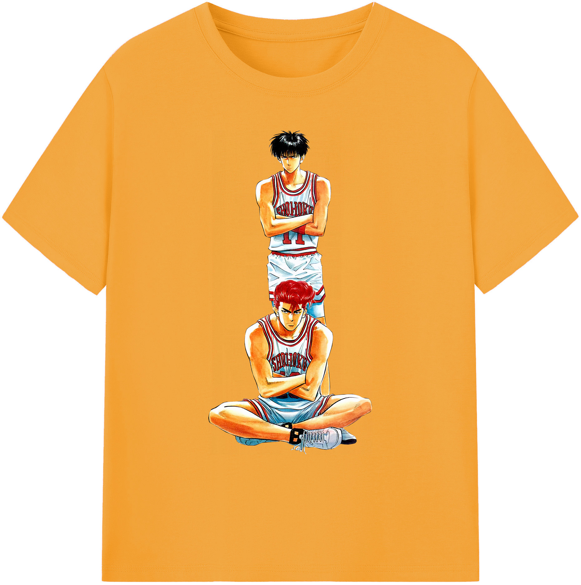 （画像用） SLAM DUNK／スラムダンク 綿100％ メンズ半袖Tシャツ｜肌触りやわらか＆通気性