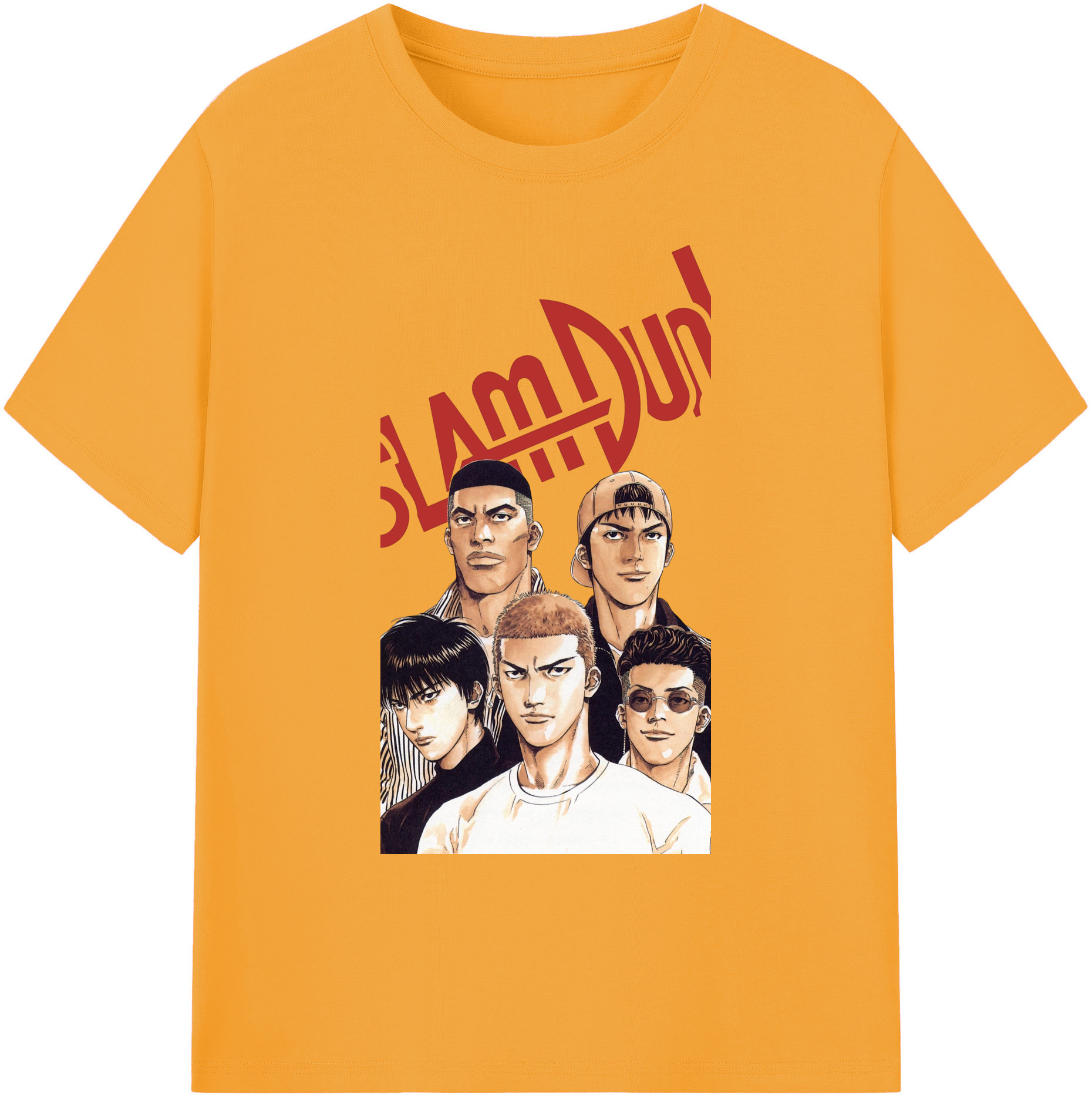 （画像用） SLAM DUNK／スラムダンク 綿100％ メンズ半袖Tシャツ｜肌触りやわらか＆通気性