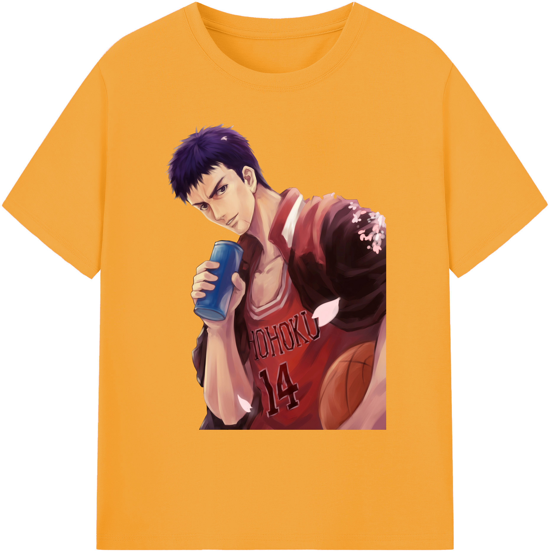 （画像用） SLAM DUNK／スラムダンク 綿100％ メンズ半袖Tシャツ｜肌触りやわらか＆通気性