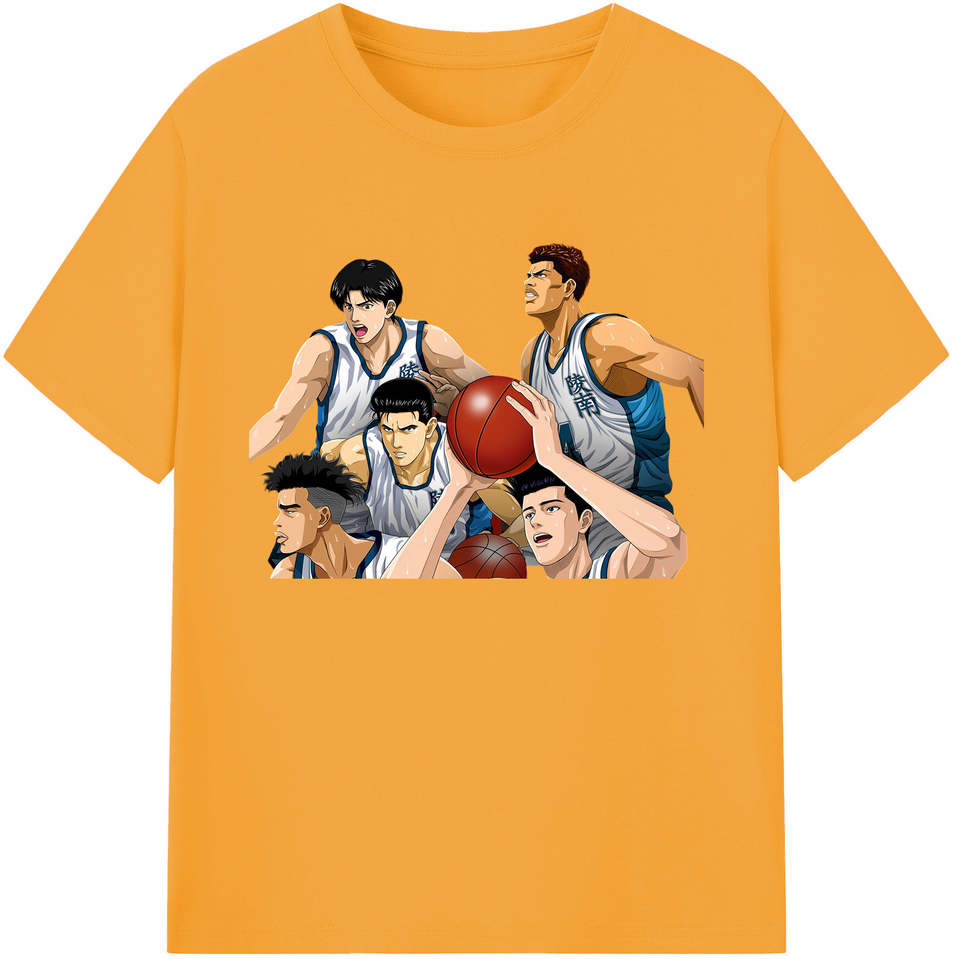 （画像用） SLAM DUNK／スラムダンク 綿100％ メンズ半袖Tシャツ｜肌触りやわらか＆通気性