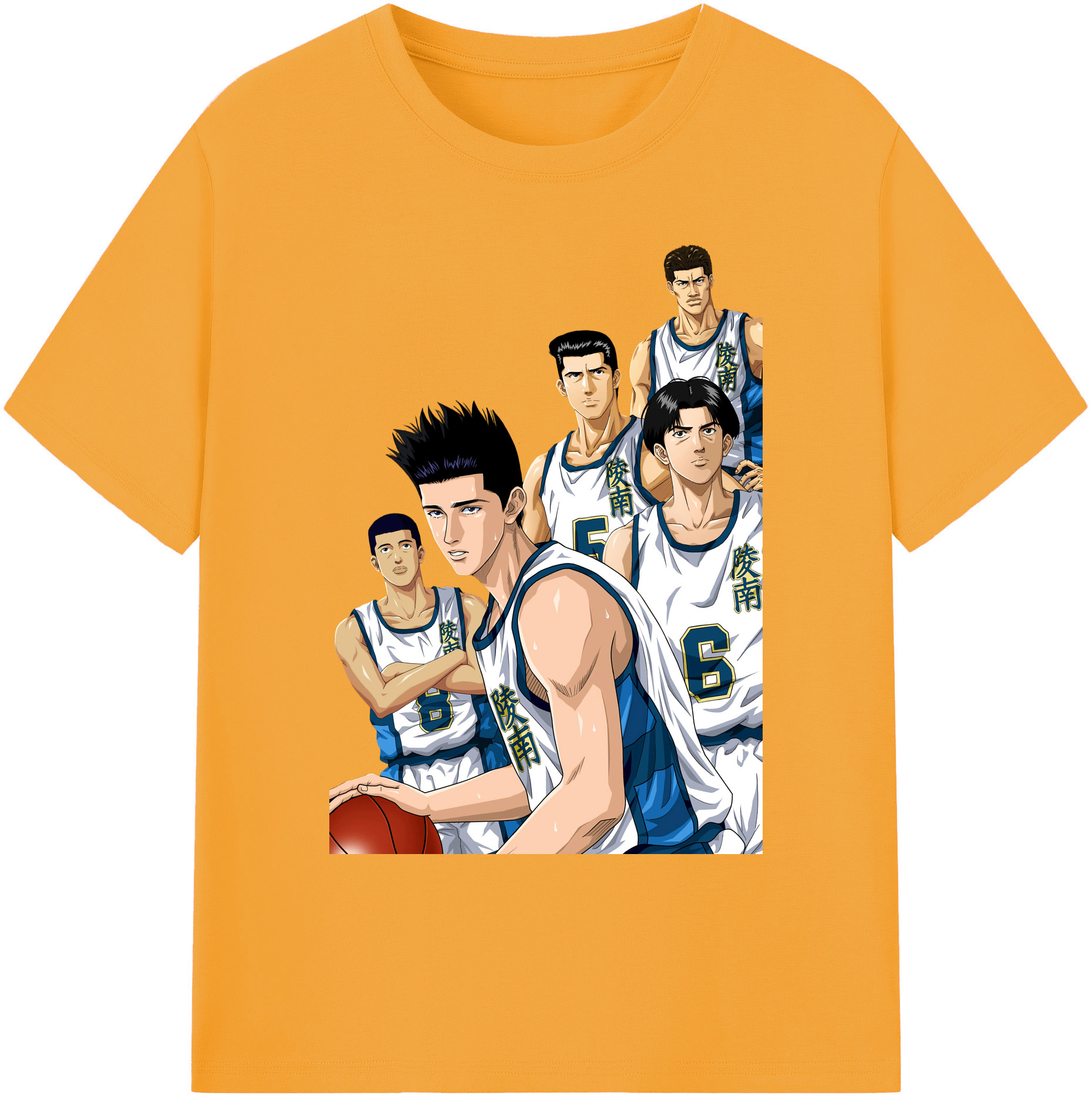 （画像用） SLAM DUNK／スラムダンク 綿100％ メンズ半袖Tシャツ｜肌触りやわらか＆通気性