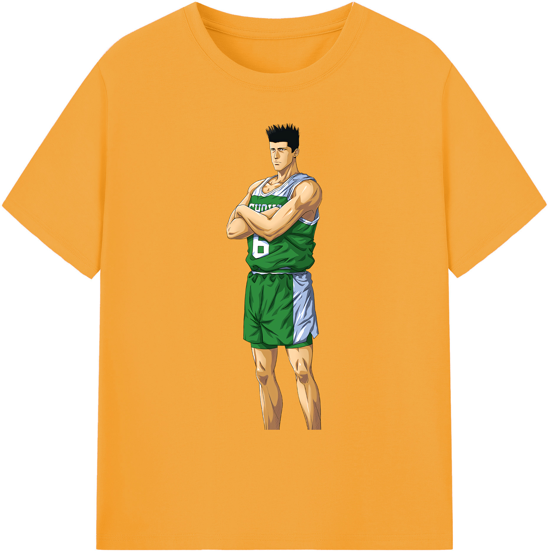（画像用） SLAM DUNK／スラムダンク 綿100％ メンズ半袖Tシャツ｜肌触りやわらか＆通気性