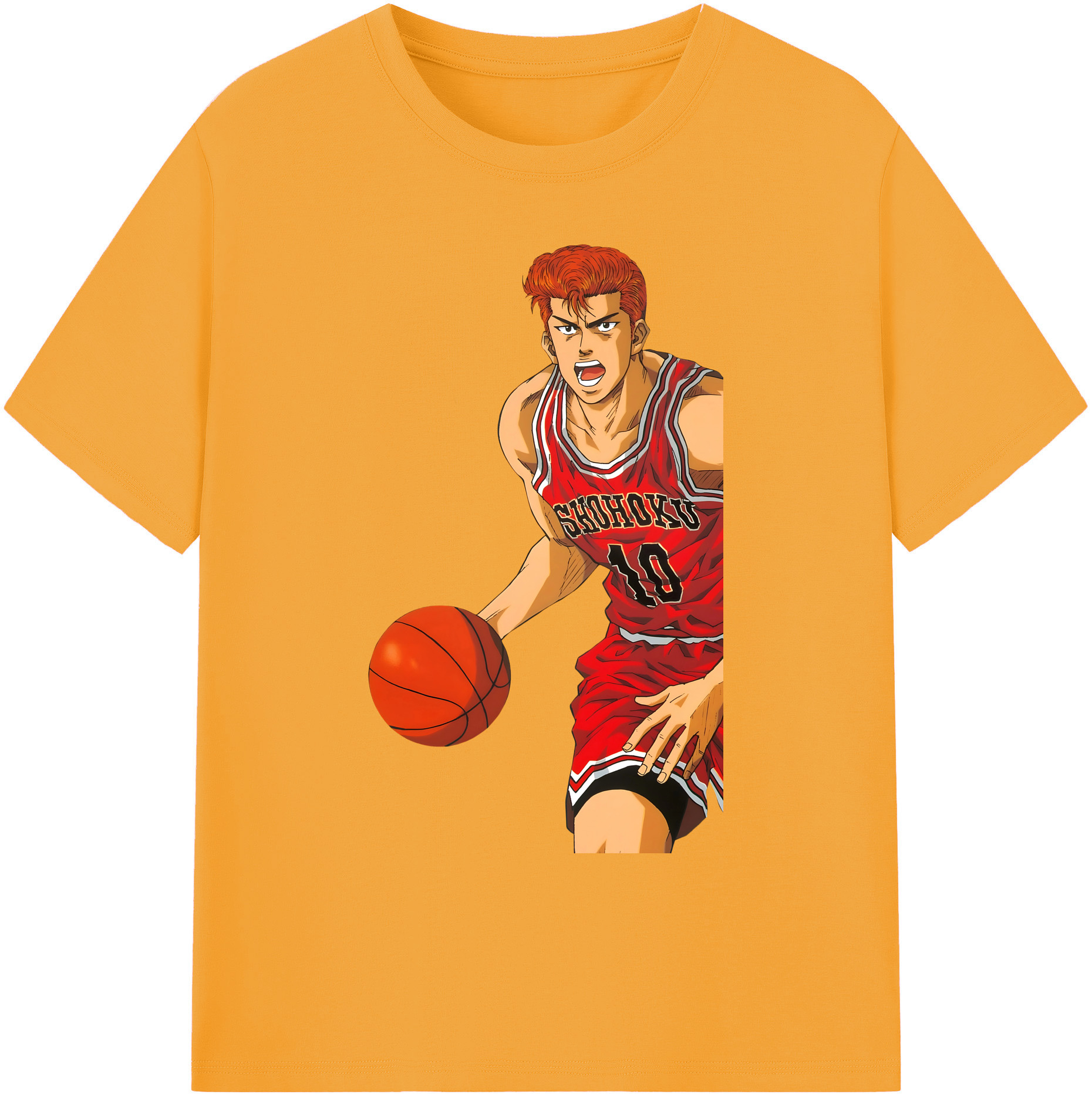 （画像用） SLAM DUNK／スラムダンク 綿100％ メンズ半袖Tシャツ｜肌触りやわらか＆通気性